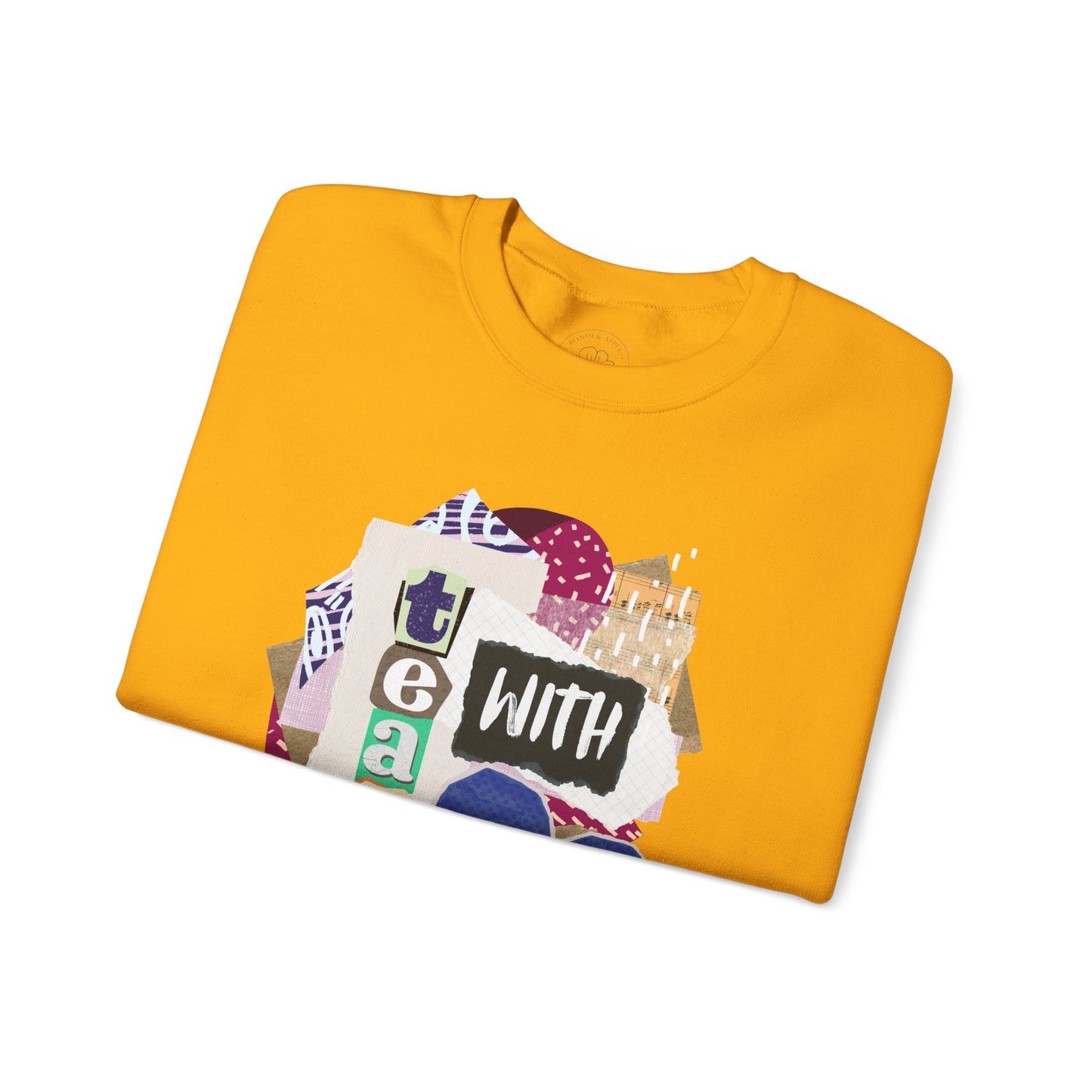 Blue Teach with Love Crewneck Sweatshirt