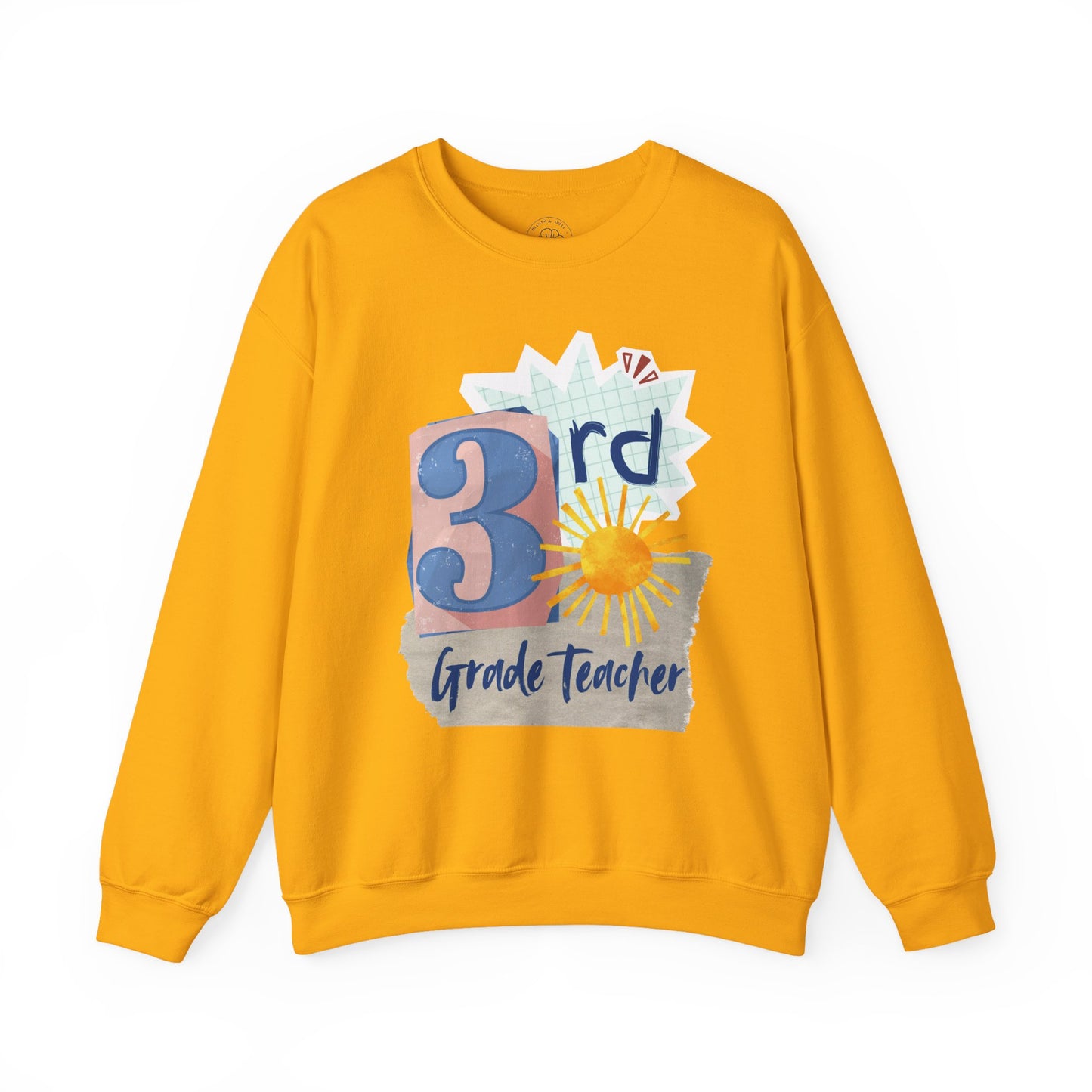 Grade Level Collage Hoodies: 3rd Grade