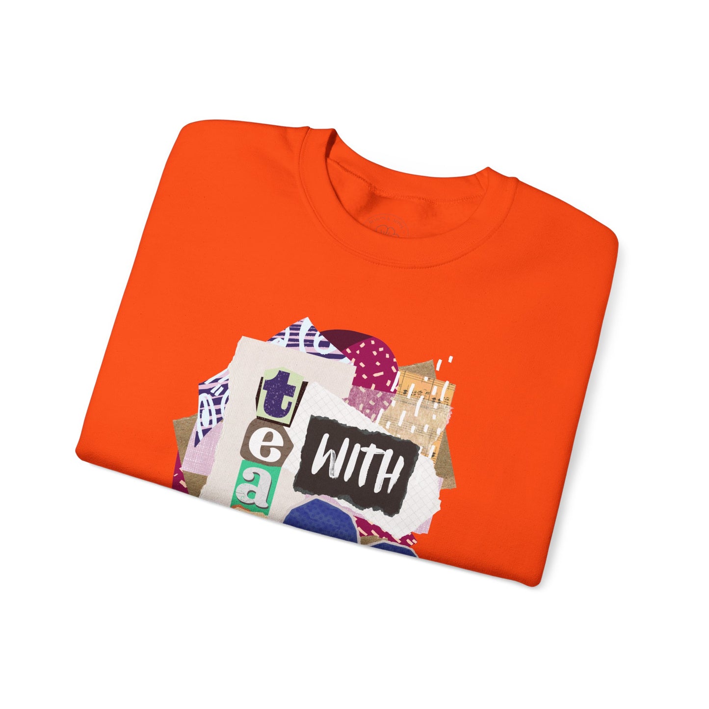 Blue Teach with Love Crewneck Sweatshirt