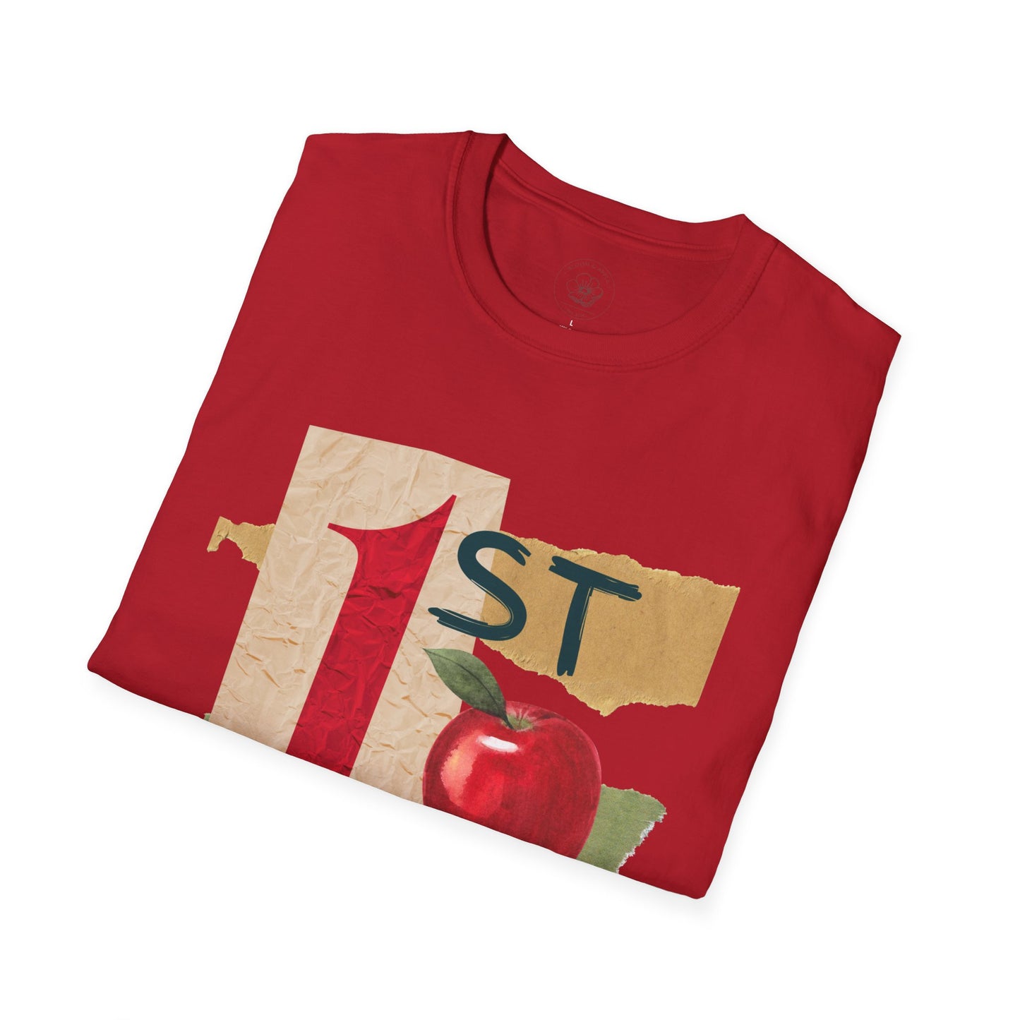 Grade Level Graphic Collage T-Shirt - 1st Grade