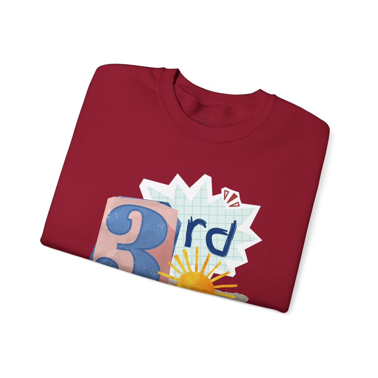 Grade Level Collage Hoodies: 3rd Grade