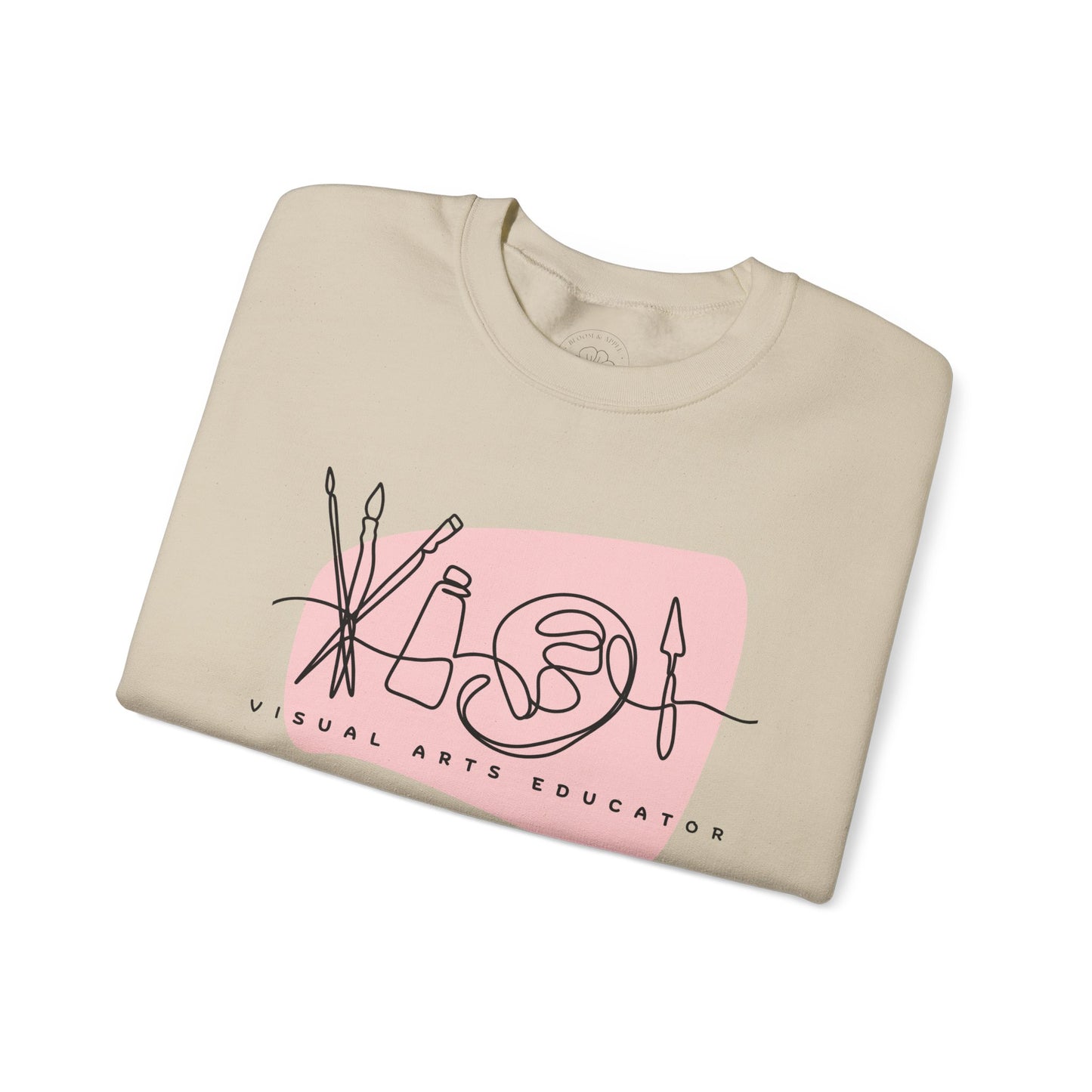 Visual Arts Teacher Crewneck Sweatshirt