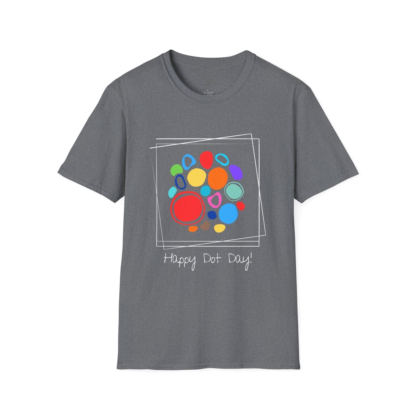 White Framed Dot Day T-Shirt - Unisex