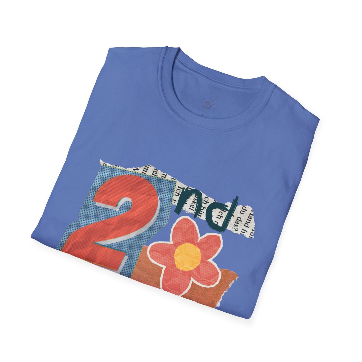 Grade Level Graphic Collage T-Shirt - 2nd Grade