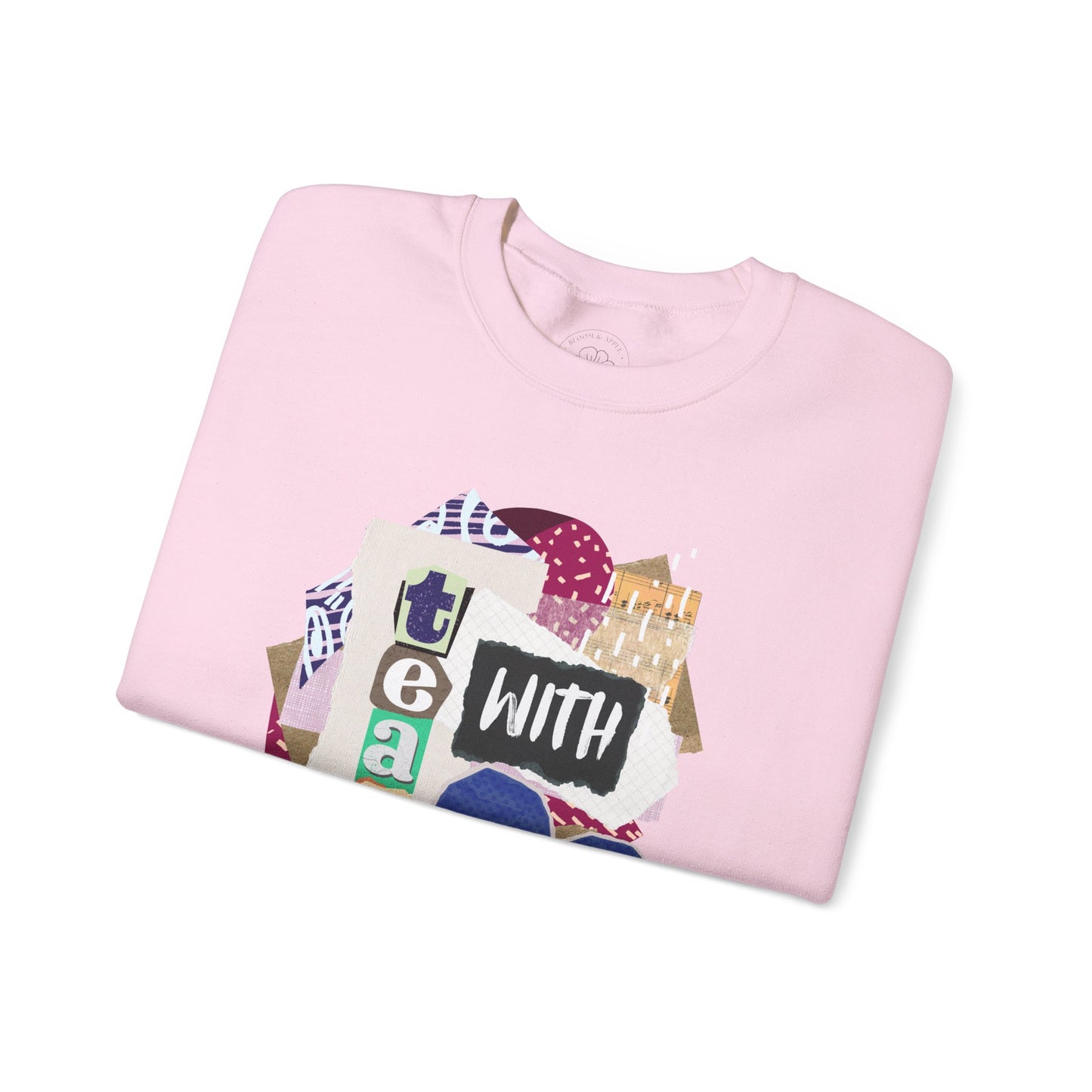 Blue Teach with Love Crewneck Sweatshirt