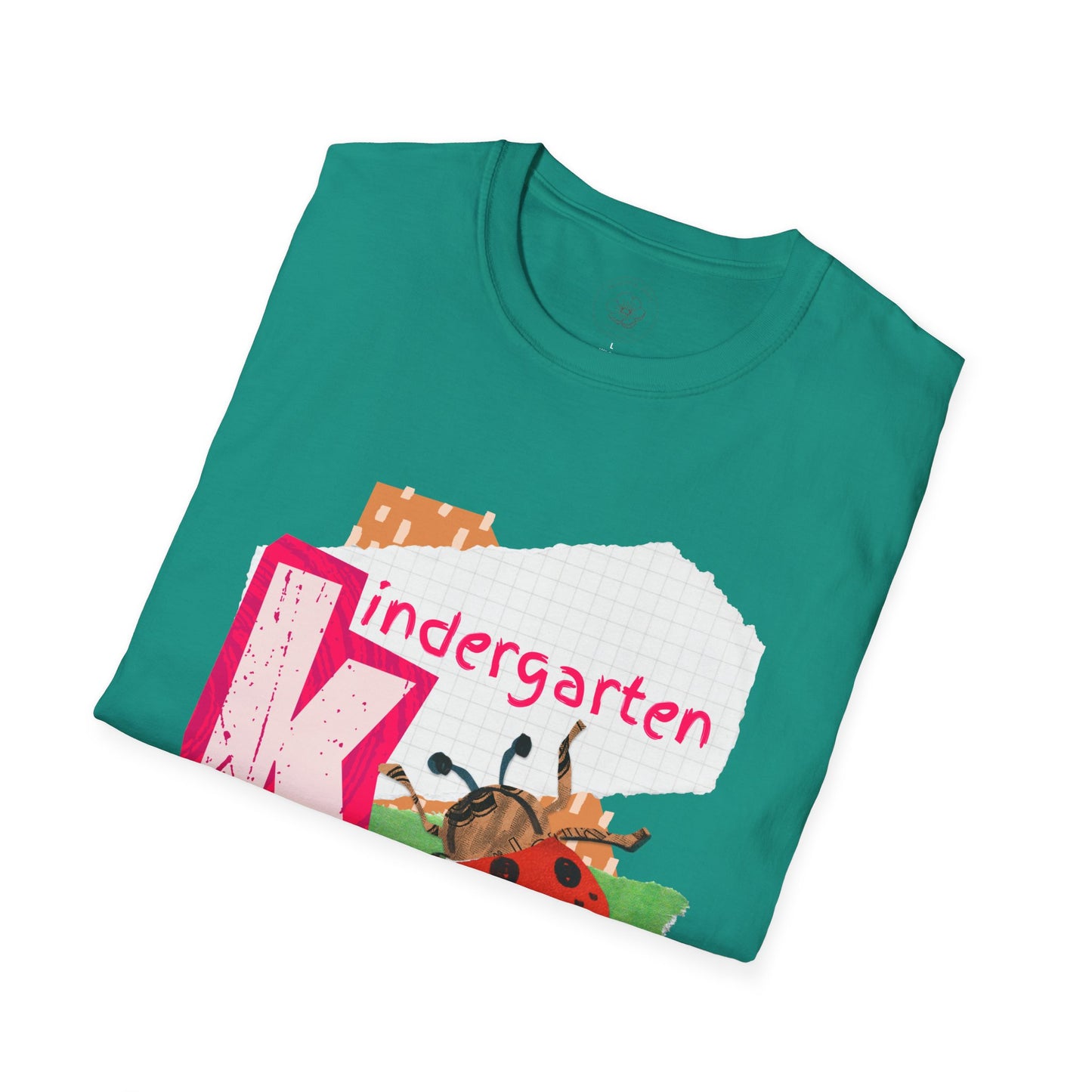 Grade Level Graphic Collage T-Shirt - Kindergarten