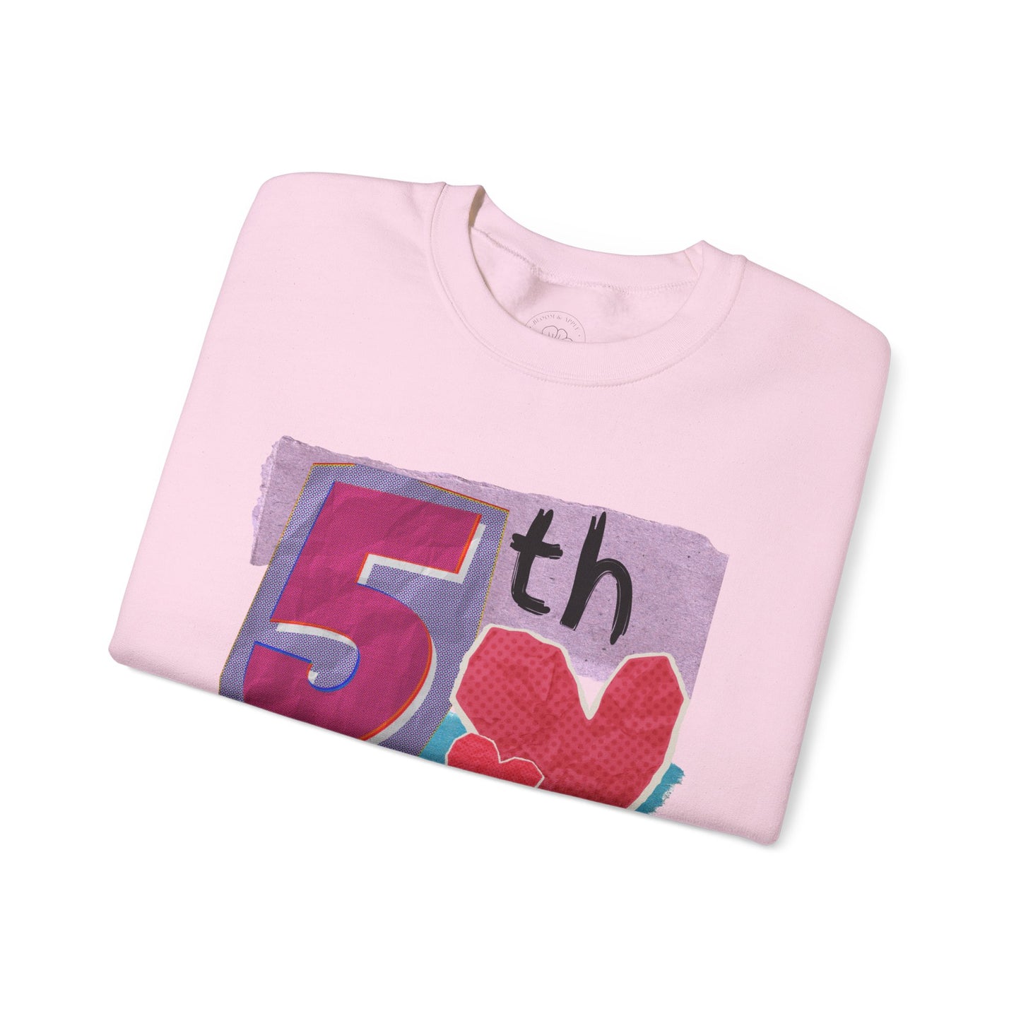 Grade Level Collage Hoodies: 5th Grade