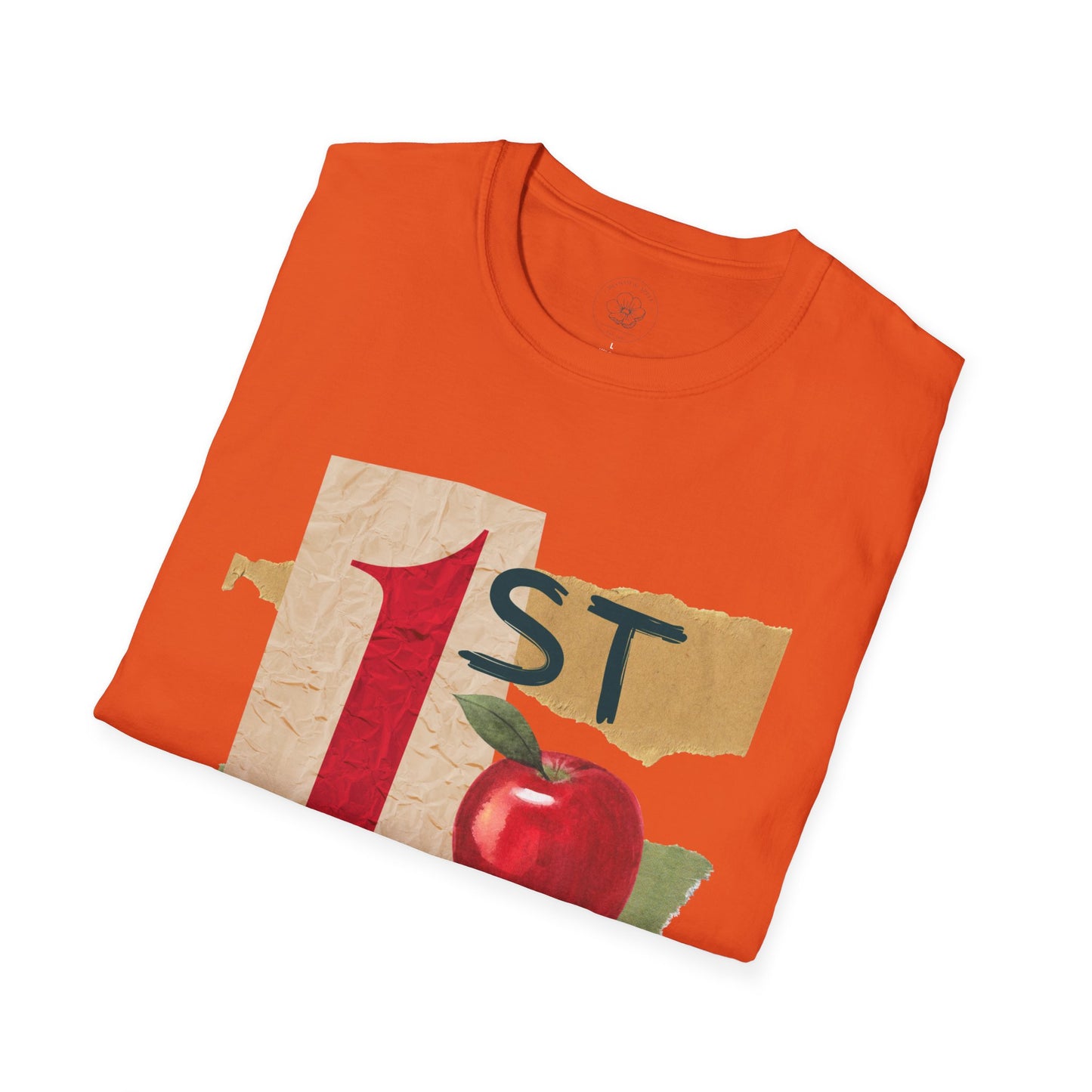 Grade Level Graphic Collage T-Shirt - 1st Grade