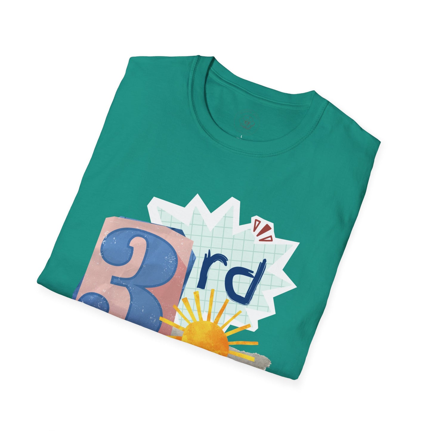 Grade Level Graphic Collage T-Shirt - 3rd Grade