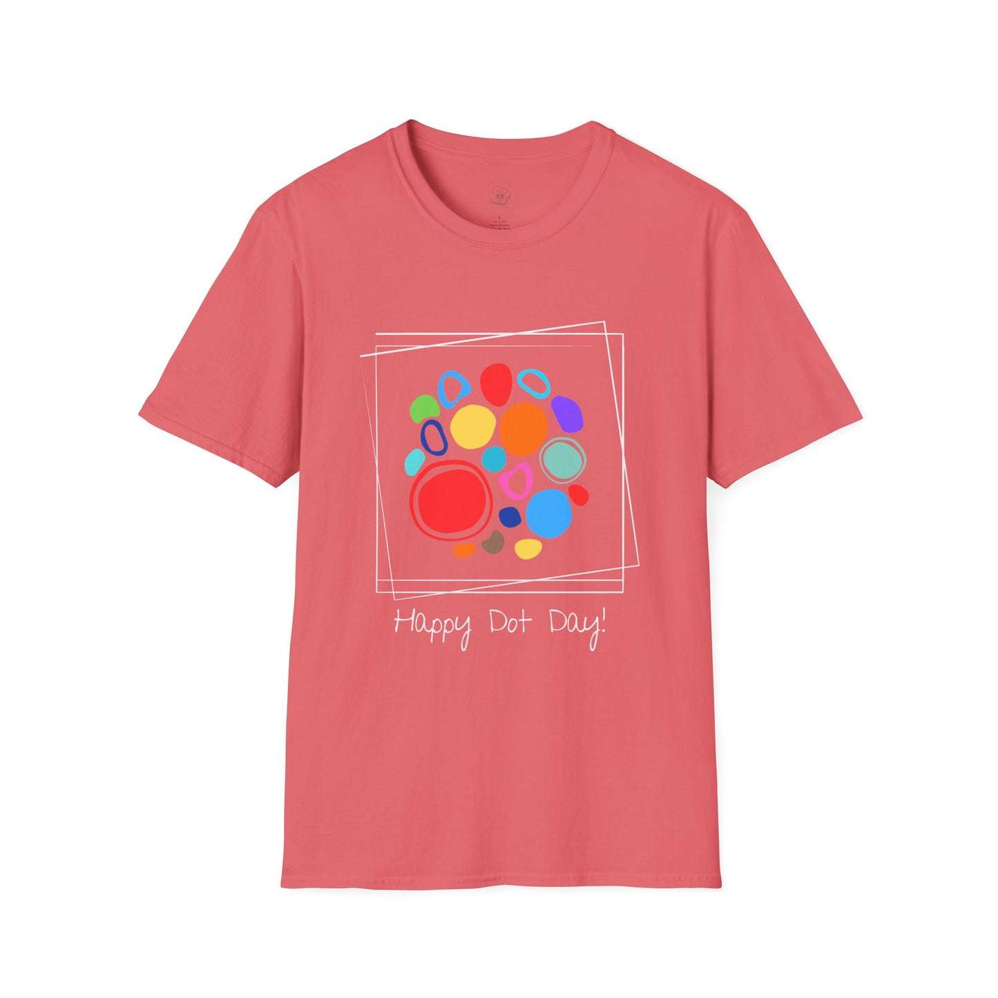 White Framed Dot Day T-Shirt - Unisex