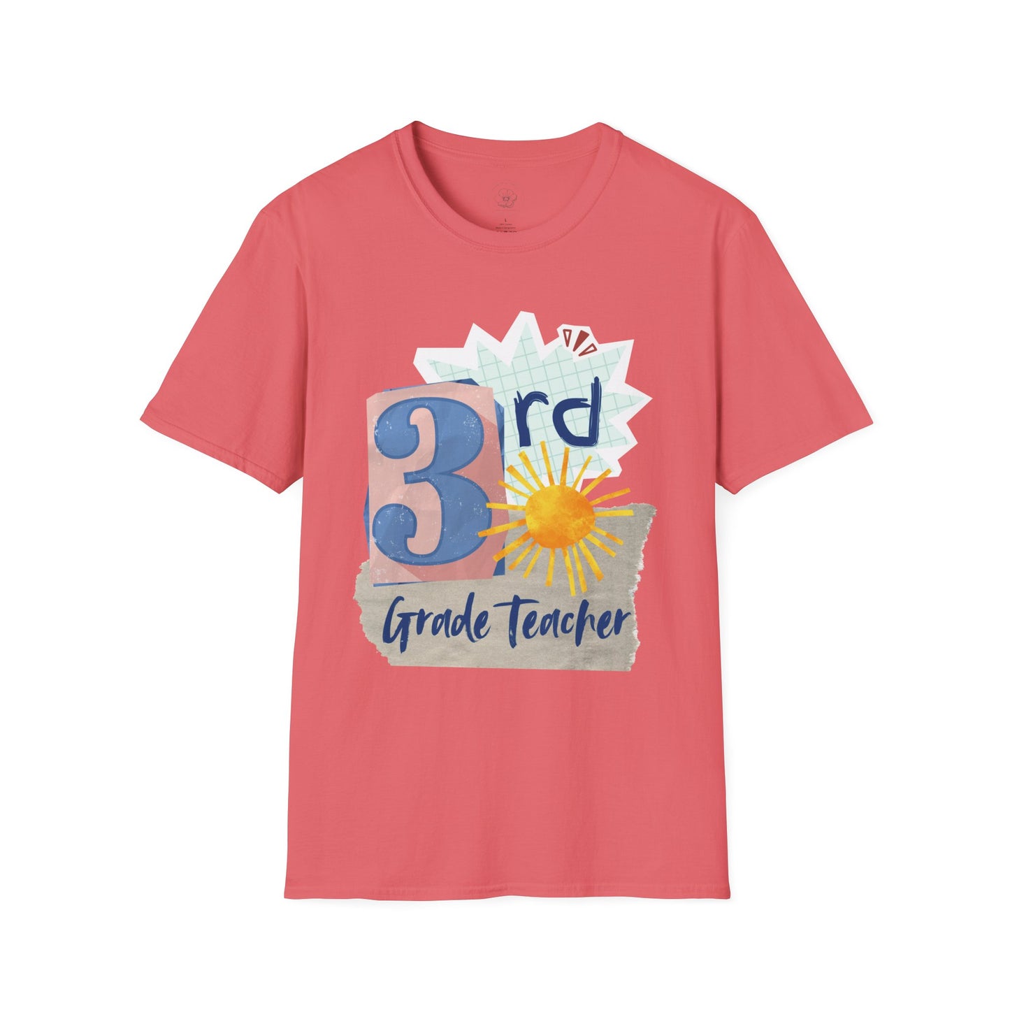 Grade Level Graphic Collage T-Shirt - 3rd Grade