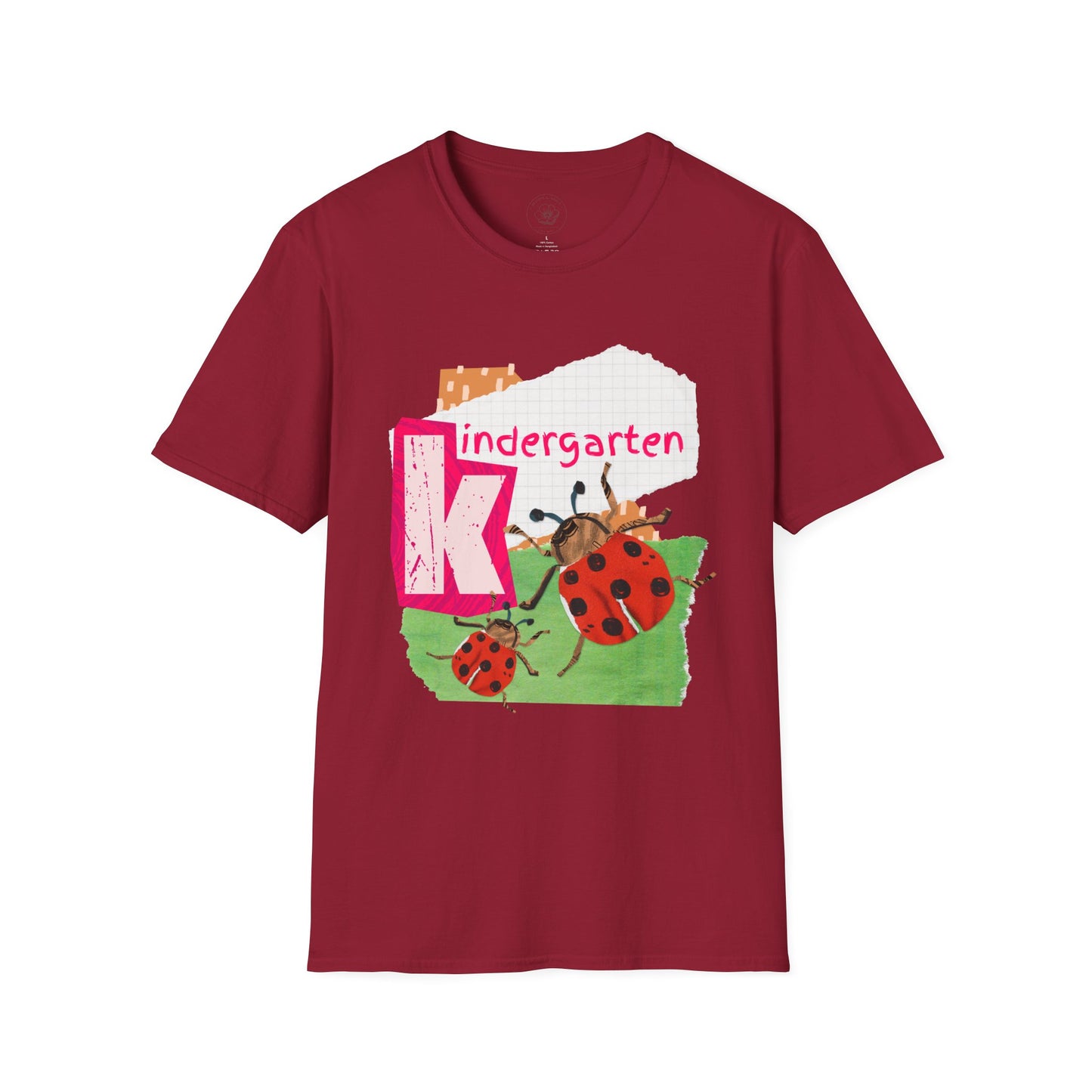 Grade Level Graphic Collage T-Shirt - Kindergarten