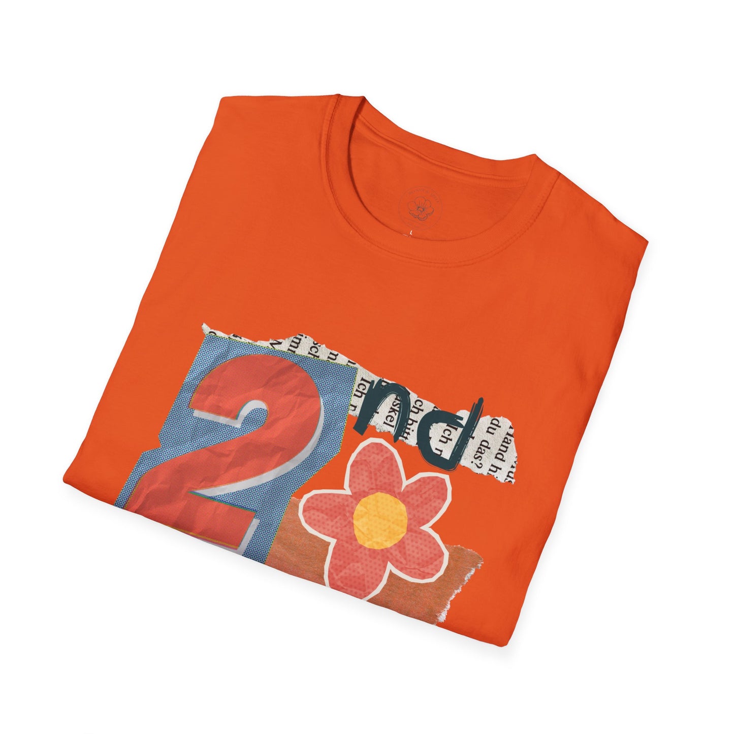 Grade Level Graphic Collage T-Shirt - 2nd Grade