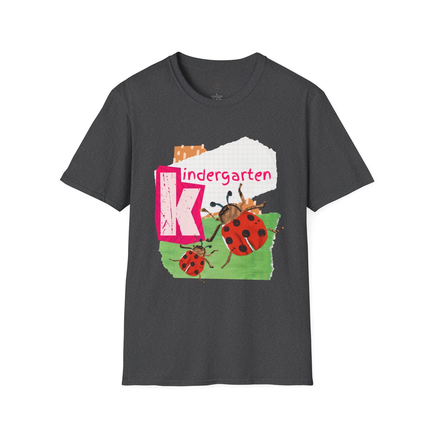 Grade Level Graphic Collage T-Shirt - Kindergarten
