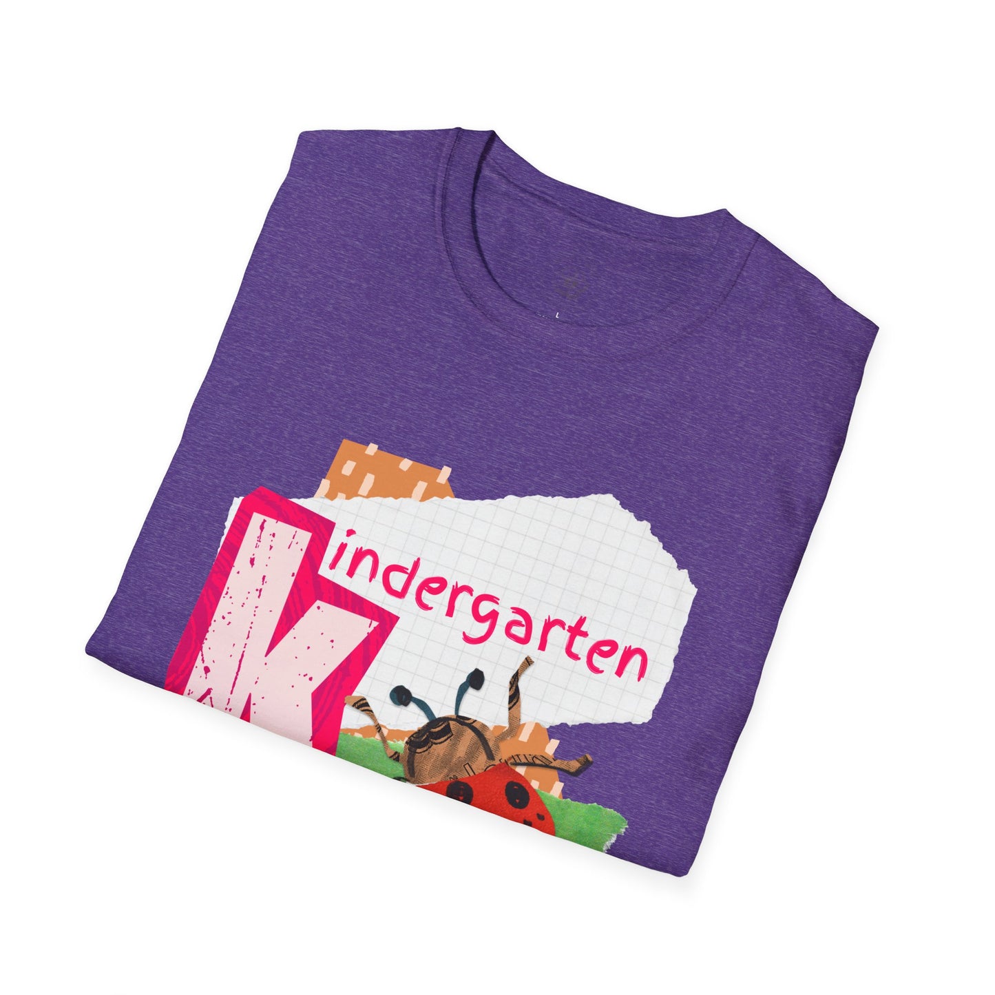 Grade Level Graphic Collage T-Shirt - Kindergarten