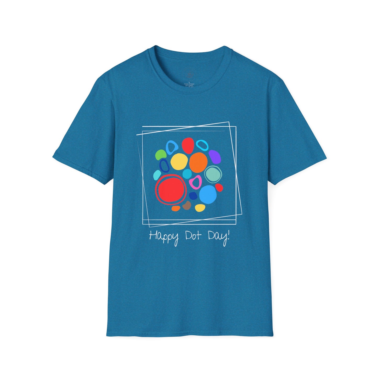 White Framed Dot Day T-Shirt - Unisex