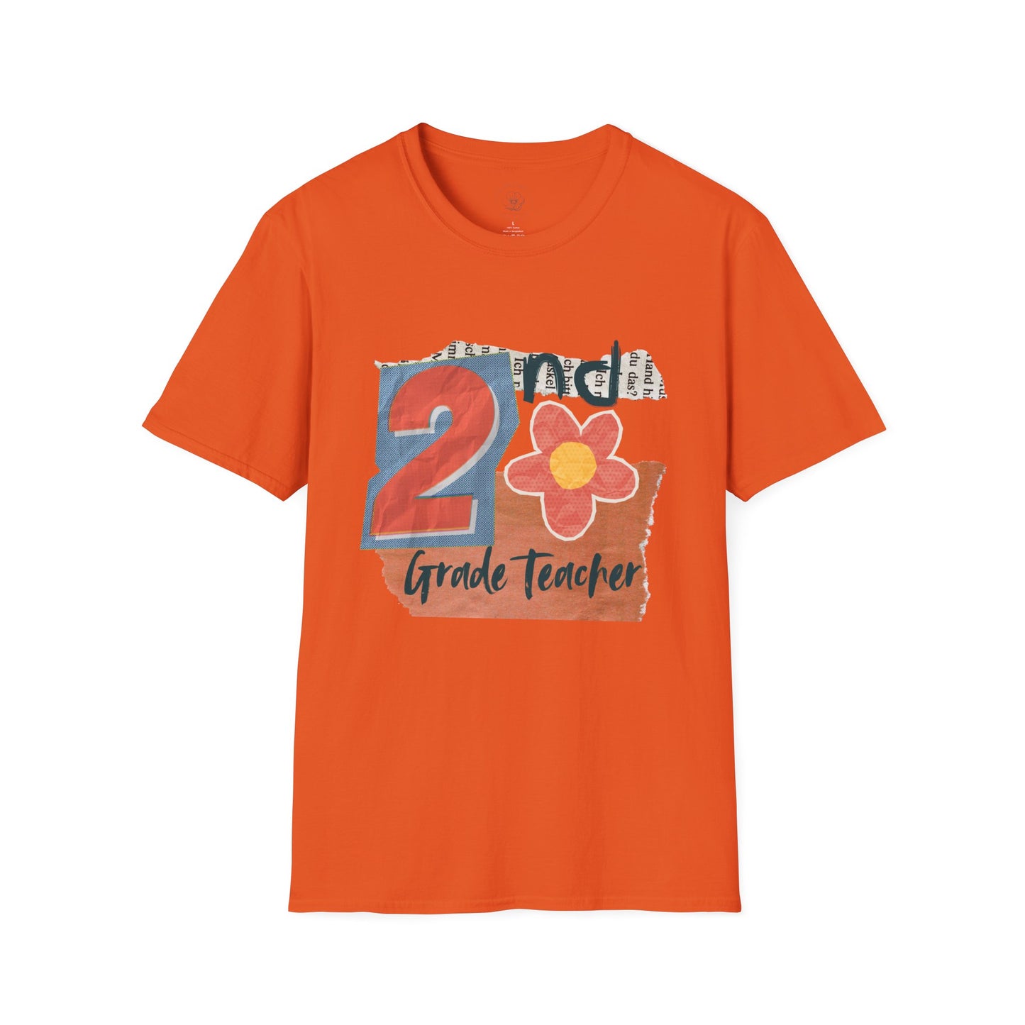 Grade Level Graphic Collage T-Shirt - 2nd Grade