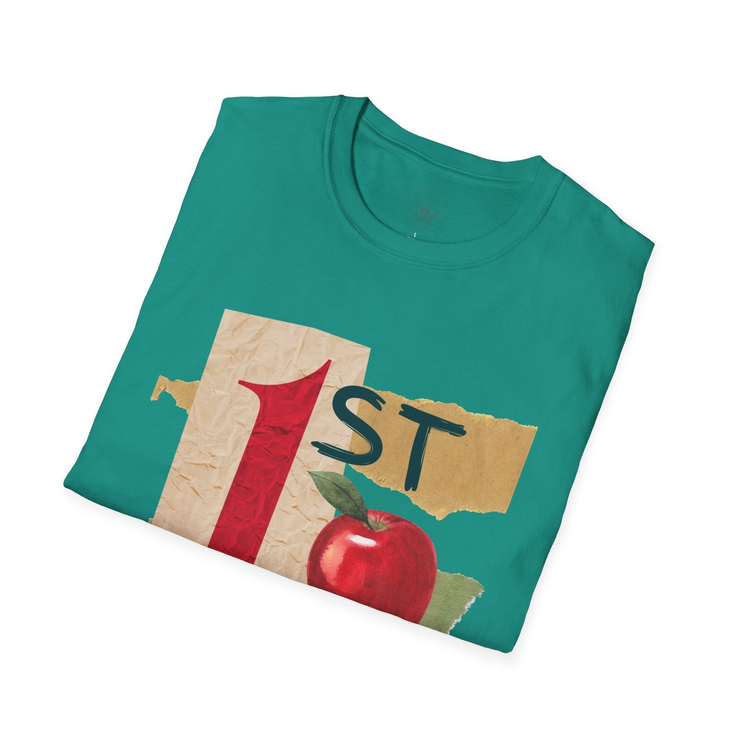 Grade Level Graphic Collage T-Shirt - 1st Grade