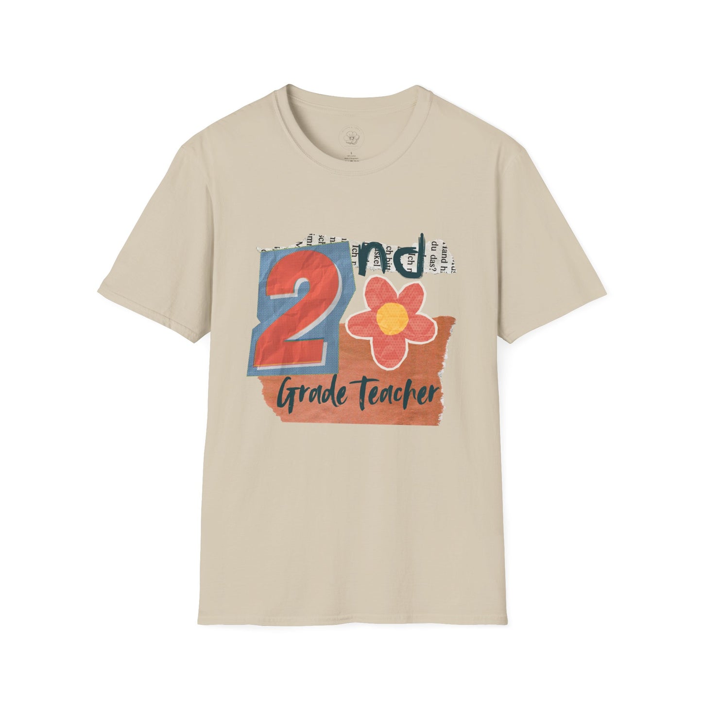Grade Level Graphic Collage T-Shirt - 2nd Grade