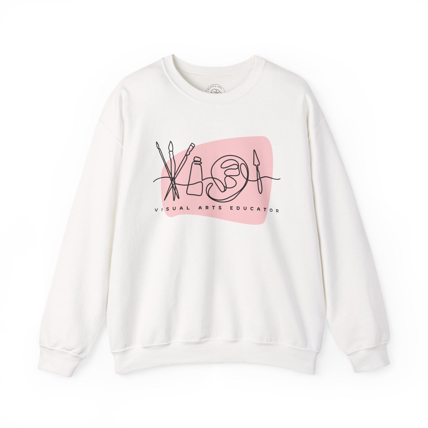 Visual Arts Teacher Crewneck Sweatshirt
