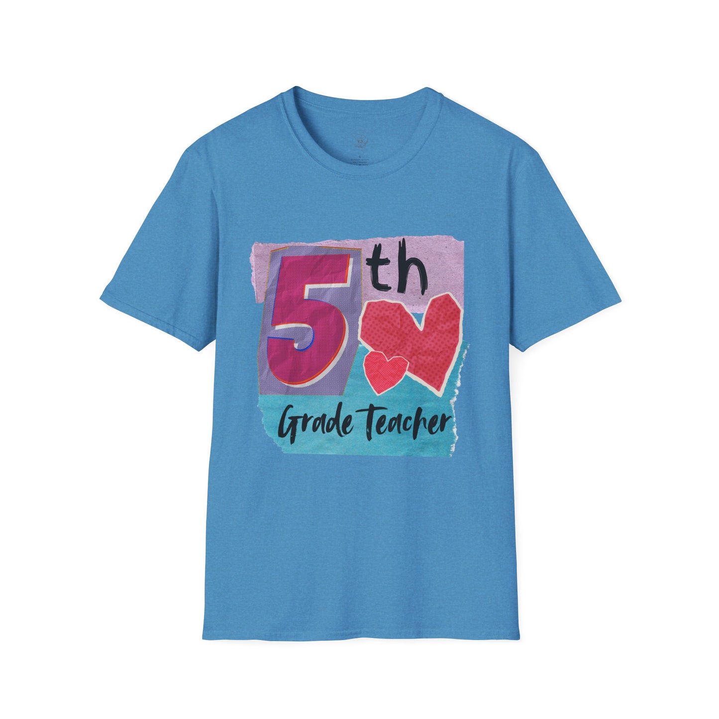 Grade Level Graphic Collage T-Shirt - 5th Grade