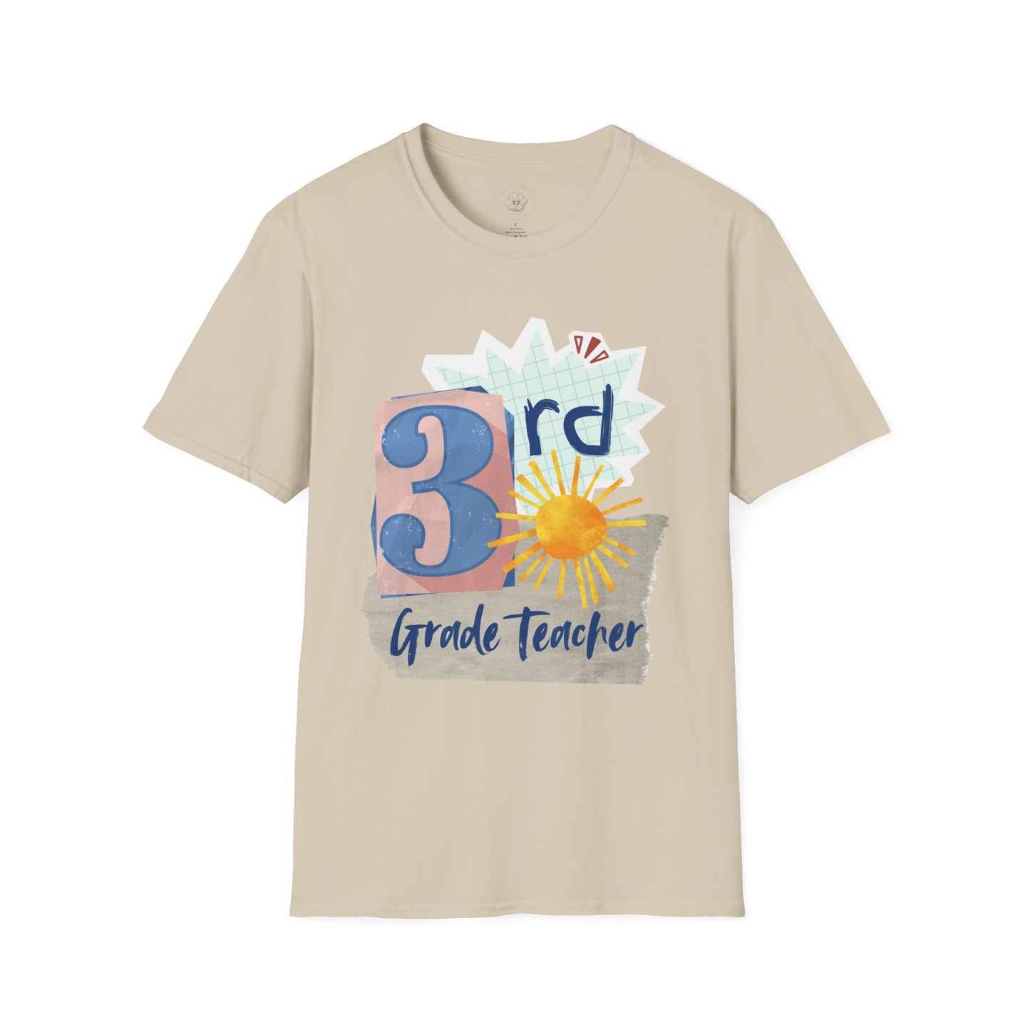 Grade Level Graphic Collage T-Shirt - 3rd Grade