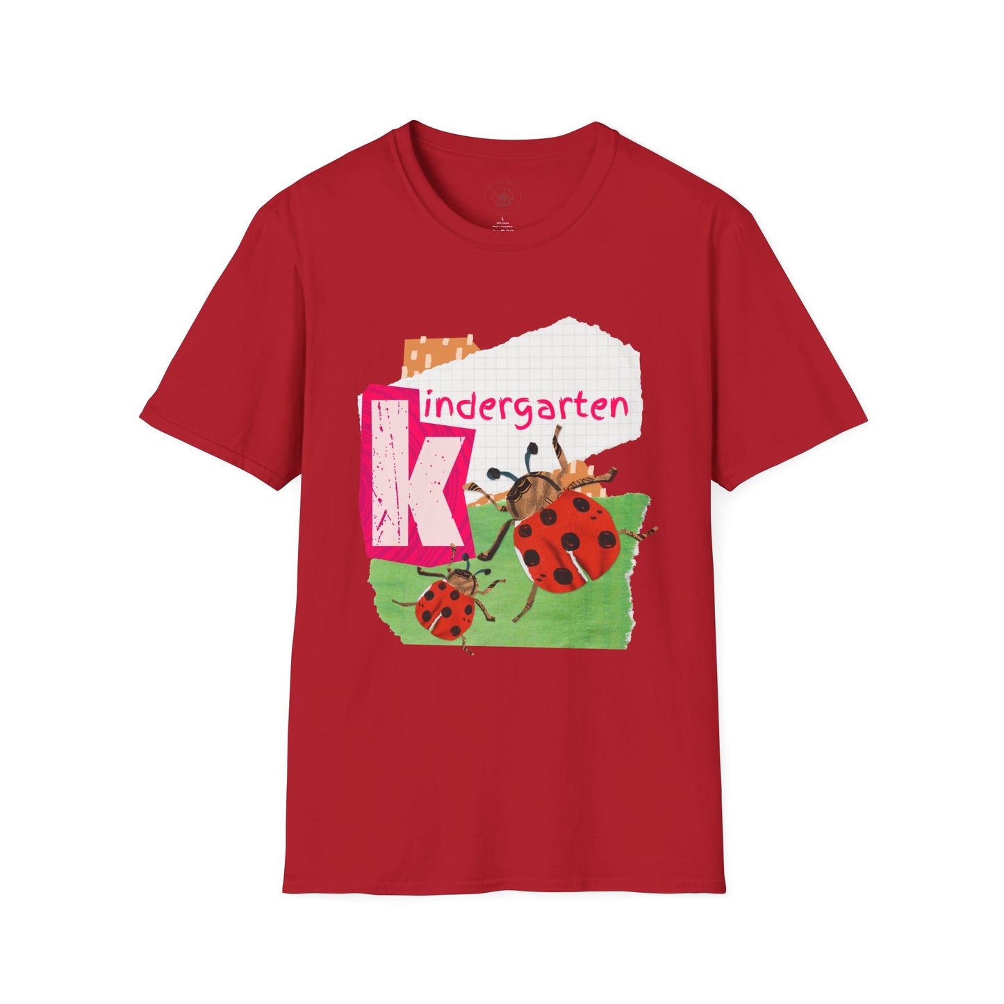 Grade Level Graphic Collage T-Shirt - Kindergarten
