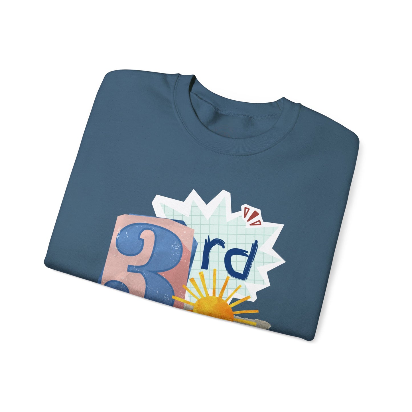 Grade Level Collage Hoodies: 3rd Grade