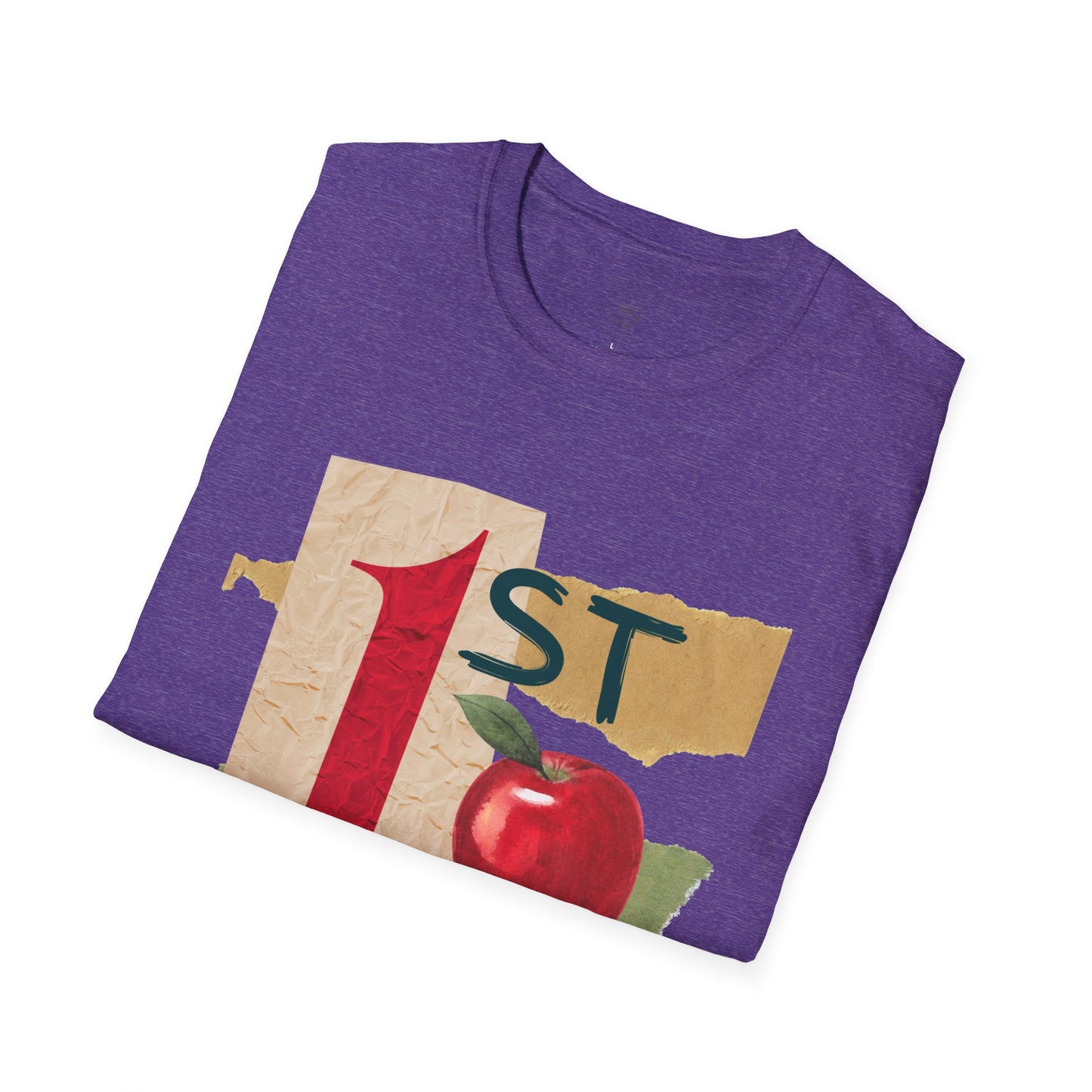 Grade Level Graphic Collage T-Shirt - 1st Grade