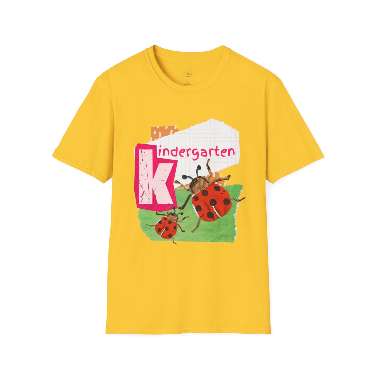 Grade Level Graphic Collage T-Shirt - Kindergarten