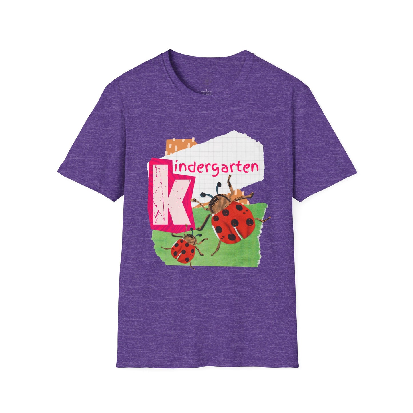 Grade Level Graphic Collage T-Shirt - Kindergarten