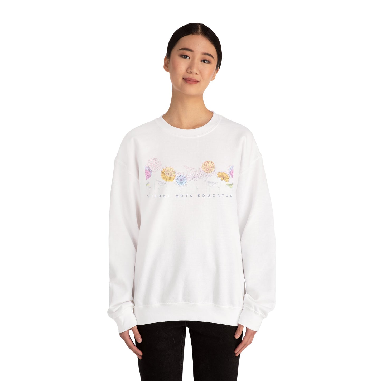 Visual Arts Educator Crewneck Sweatshirt