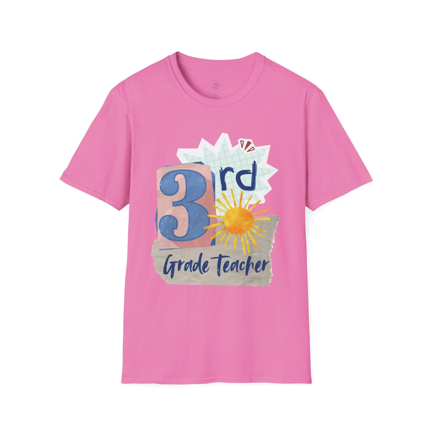 Grade Level Graphic Collage T-Shirt - 3rd Grade