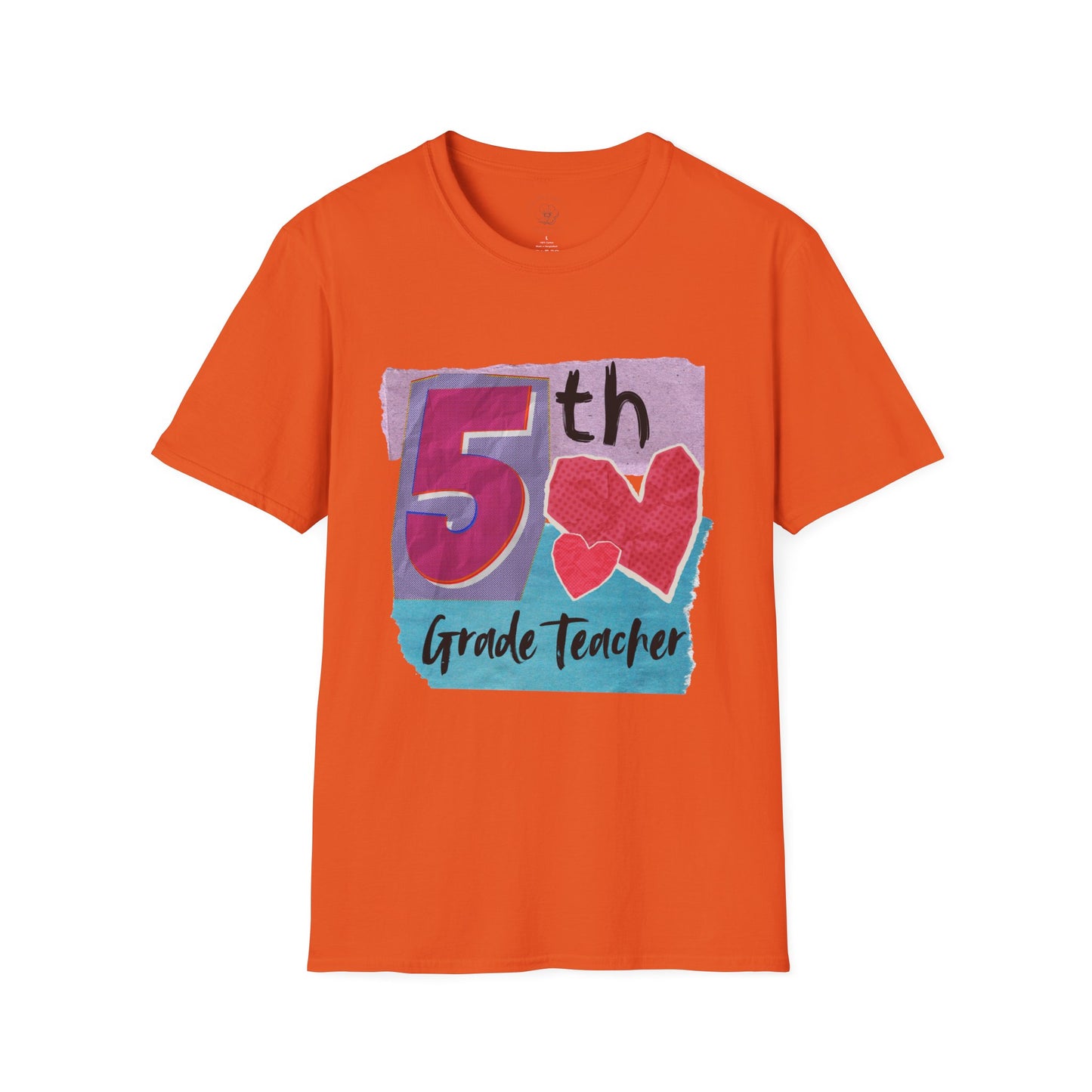 Grade Level Graphic Collage T-Shirt - 5th Grade