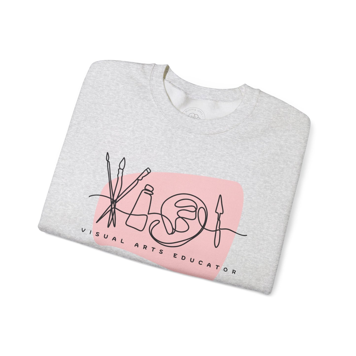 Visual Arts Teacher Crewneck Sweatshirt