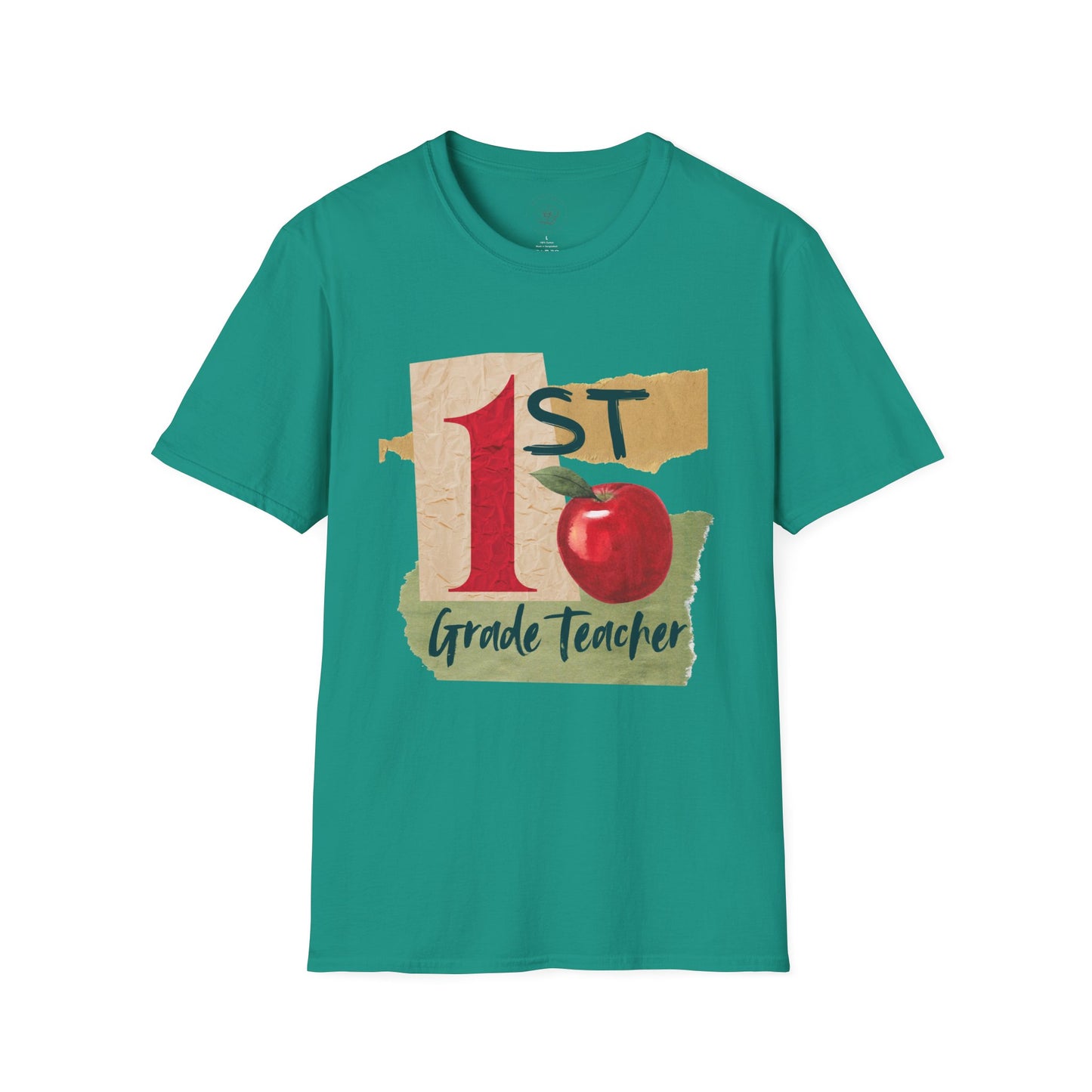 Grade Level Graphic Collage T-Shirt - 1st Grade