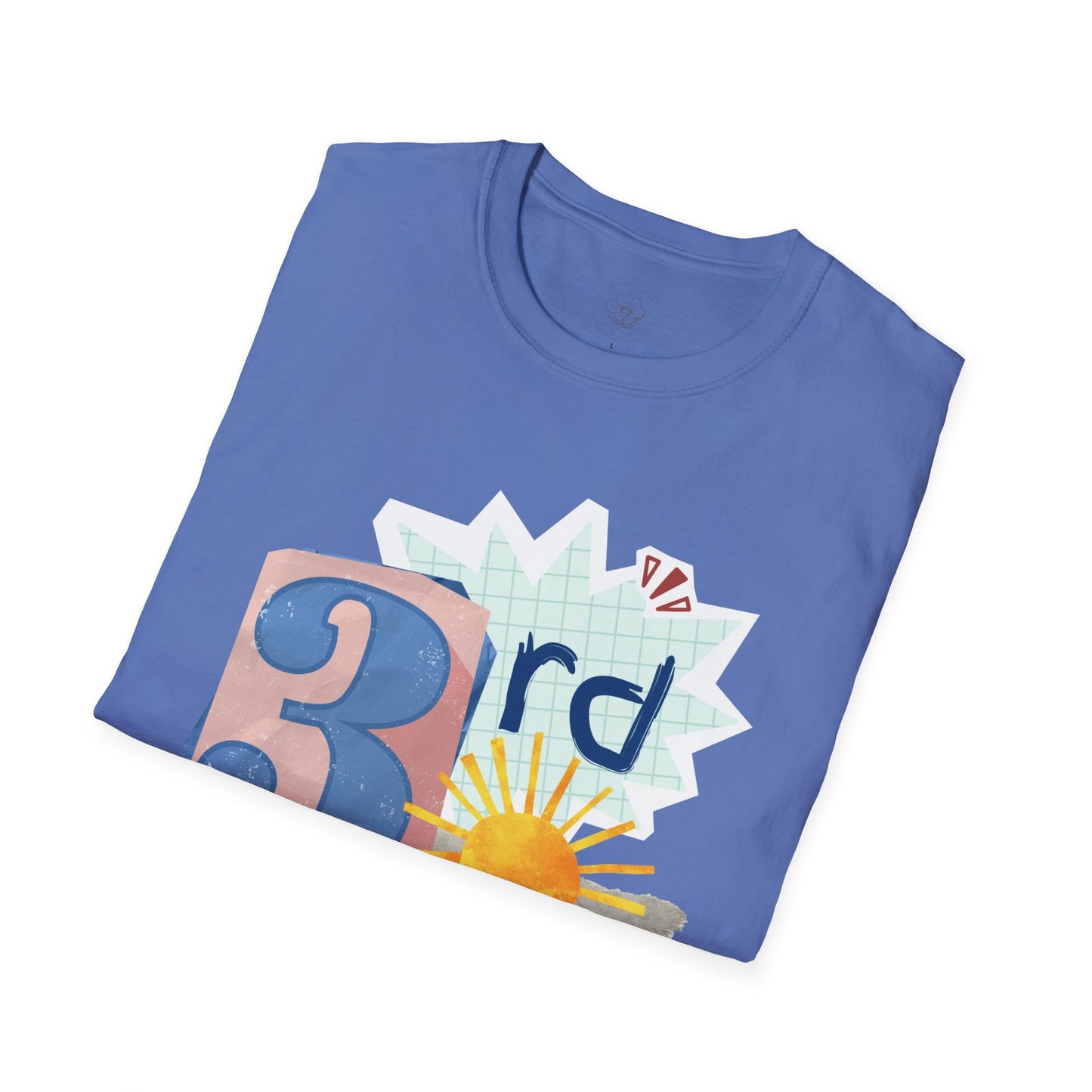 Grade Level Graphic Collage T-Shirt - 3rd Grade
