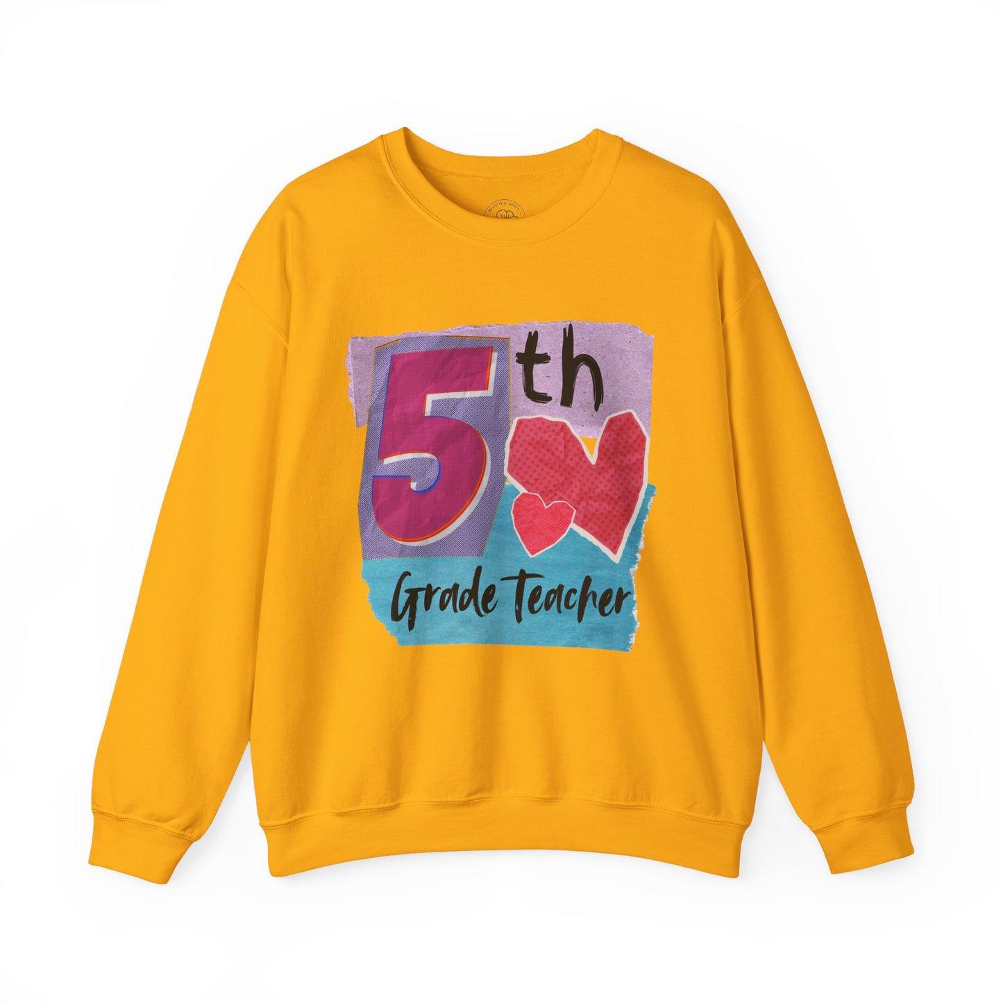 Grade Level Collage Hoodies: 5th Grade