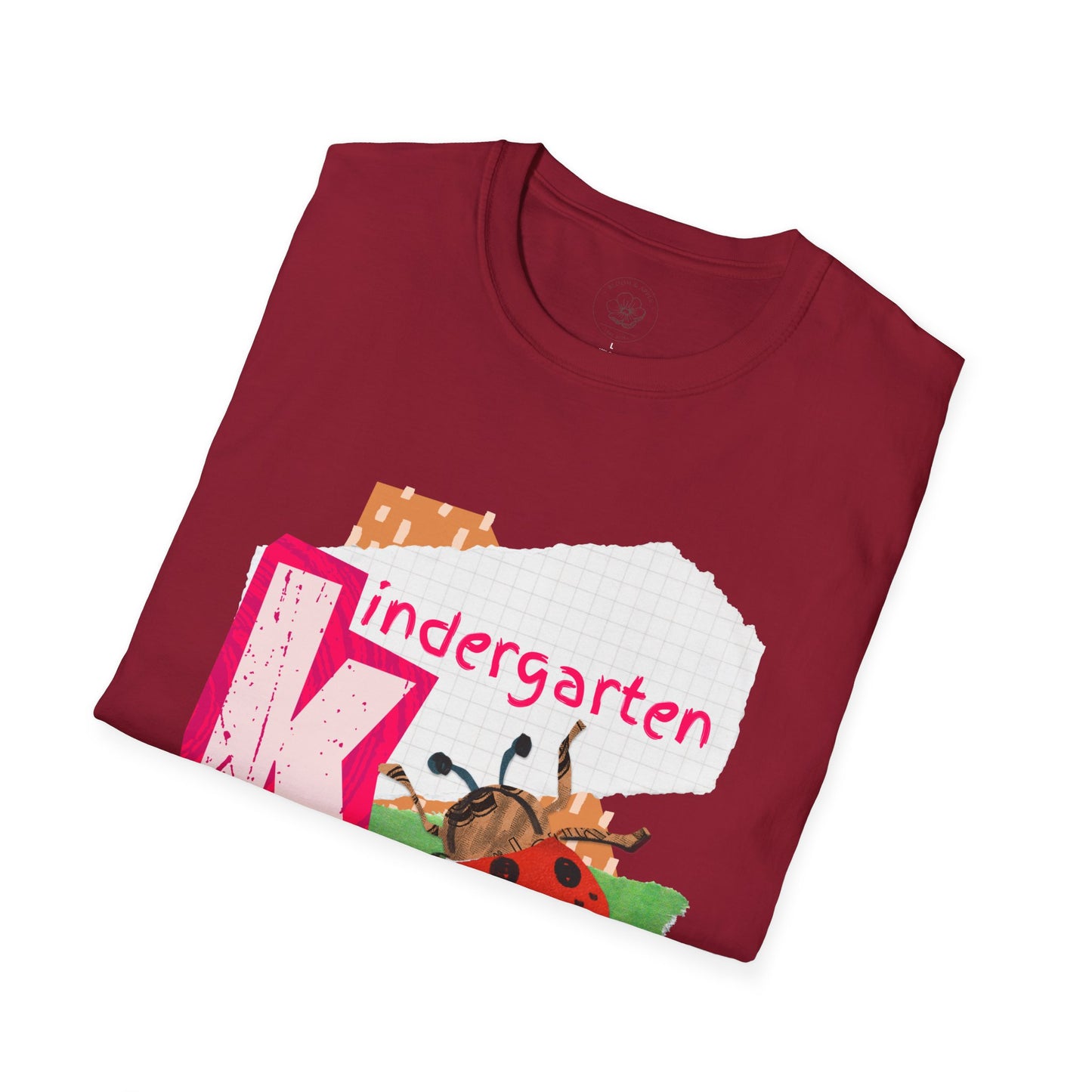 Grade Level Graphic Collage T-Shirt - Kindergarten