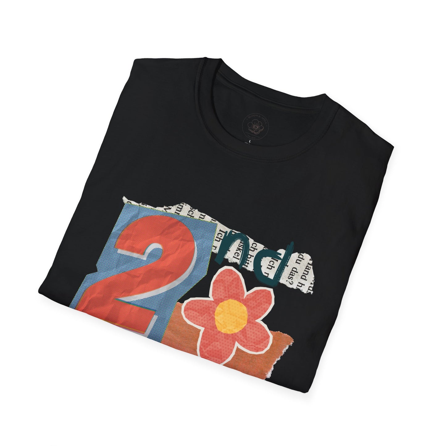 Grade Level Graphic Collage T-Shirt - 2nd Grade