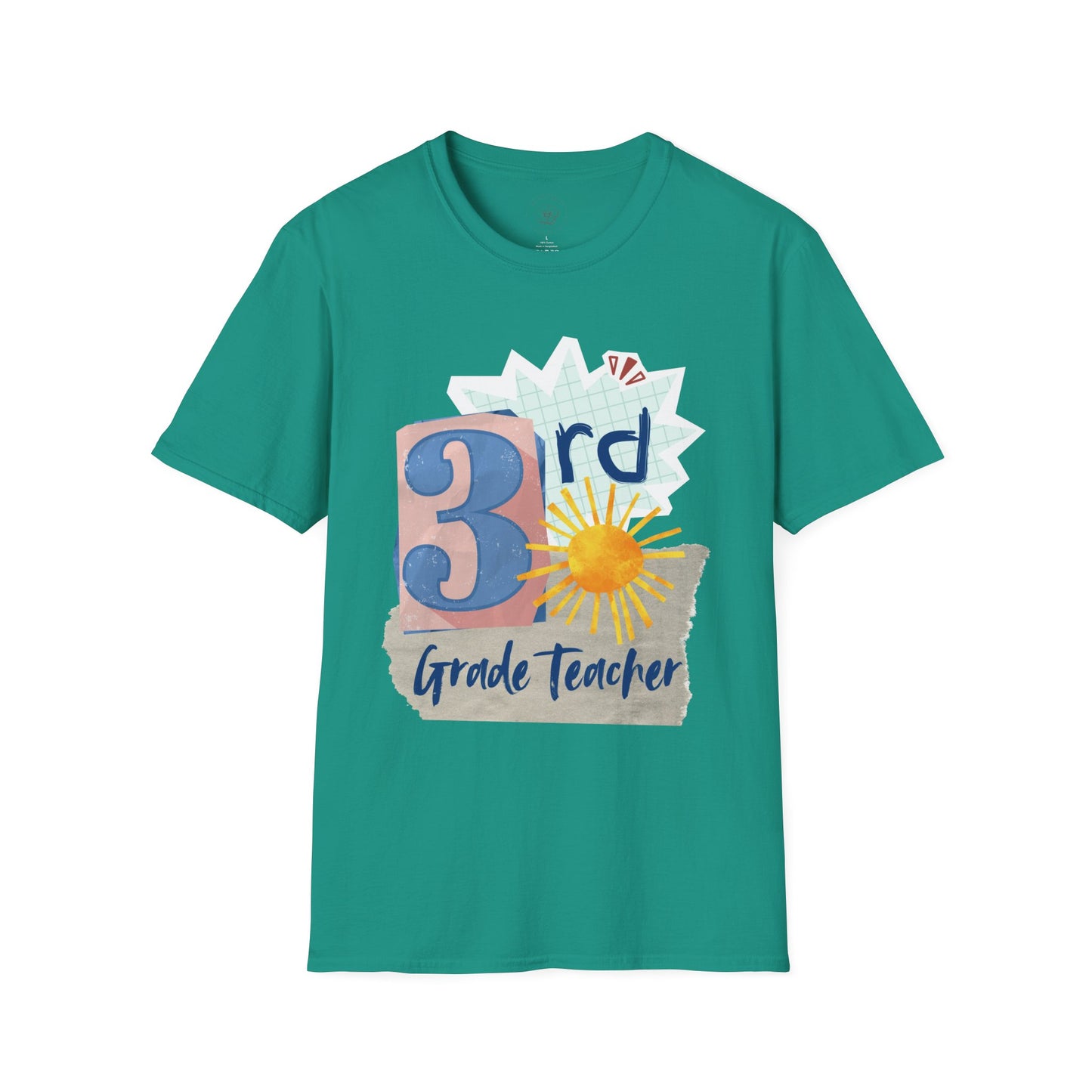 Grade Level Graphic Collage T-Shirt - 3rd Grade