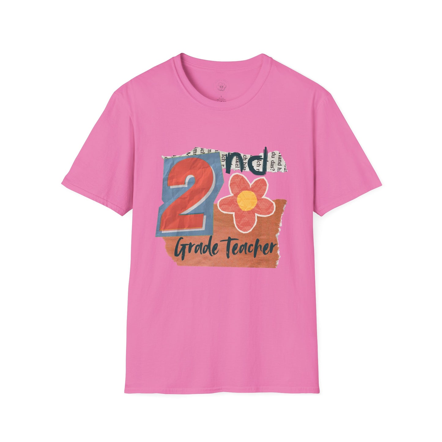 Grade Level Graphic Collage T-Shirt - 2nd Grade