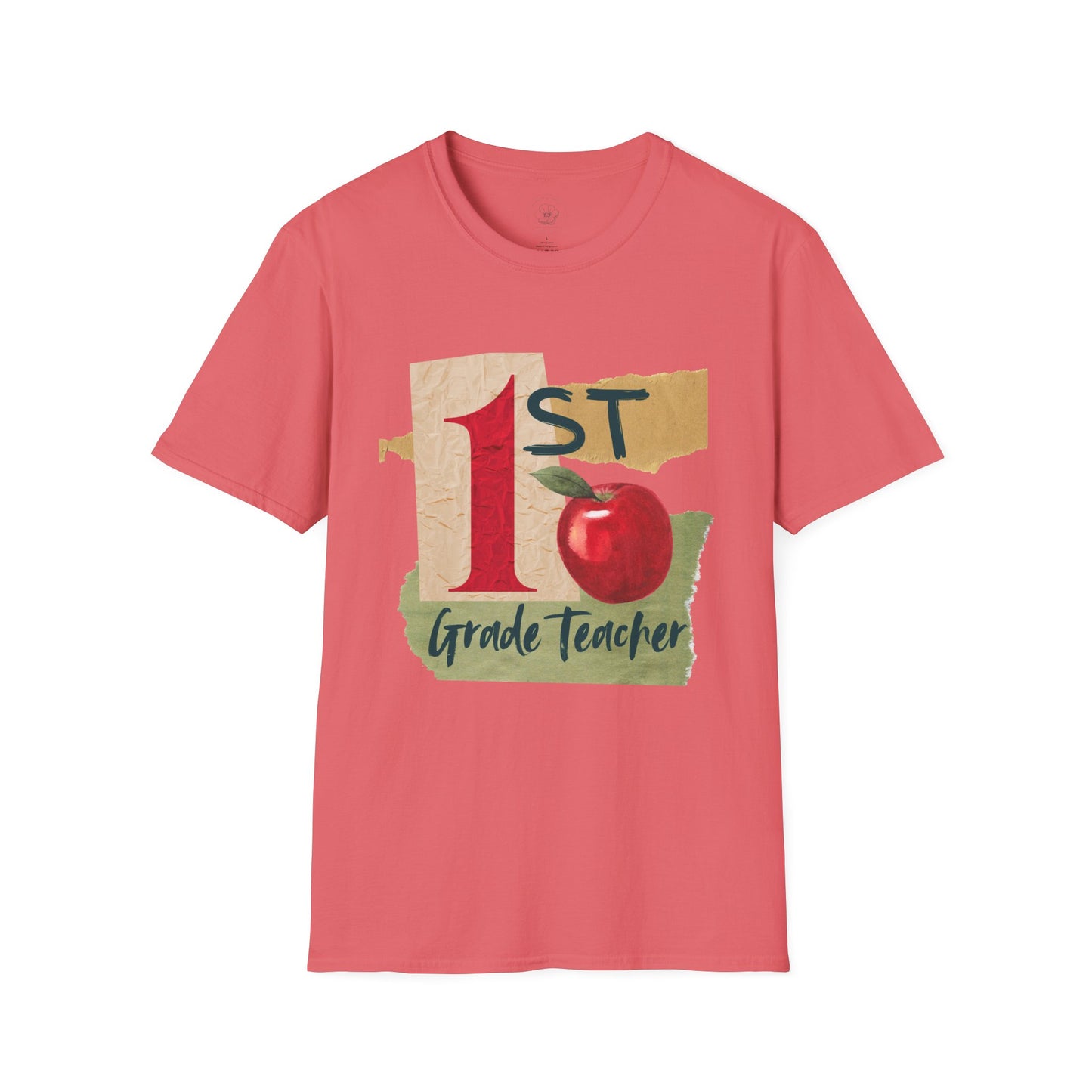 Grade Level Graphic Collage T-Shirt - 1st Grade
