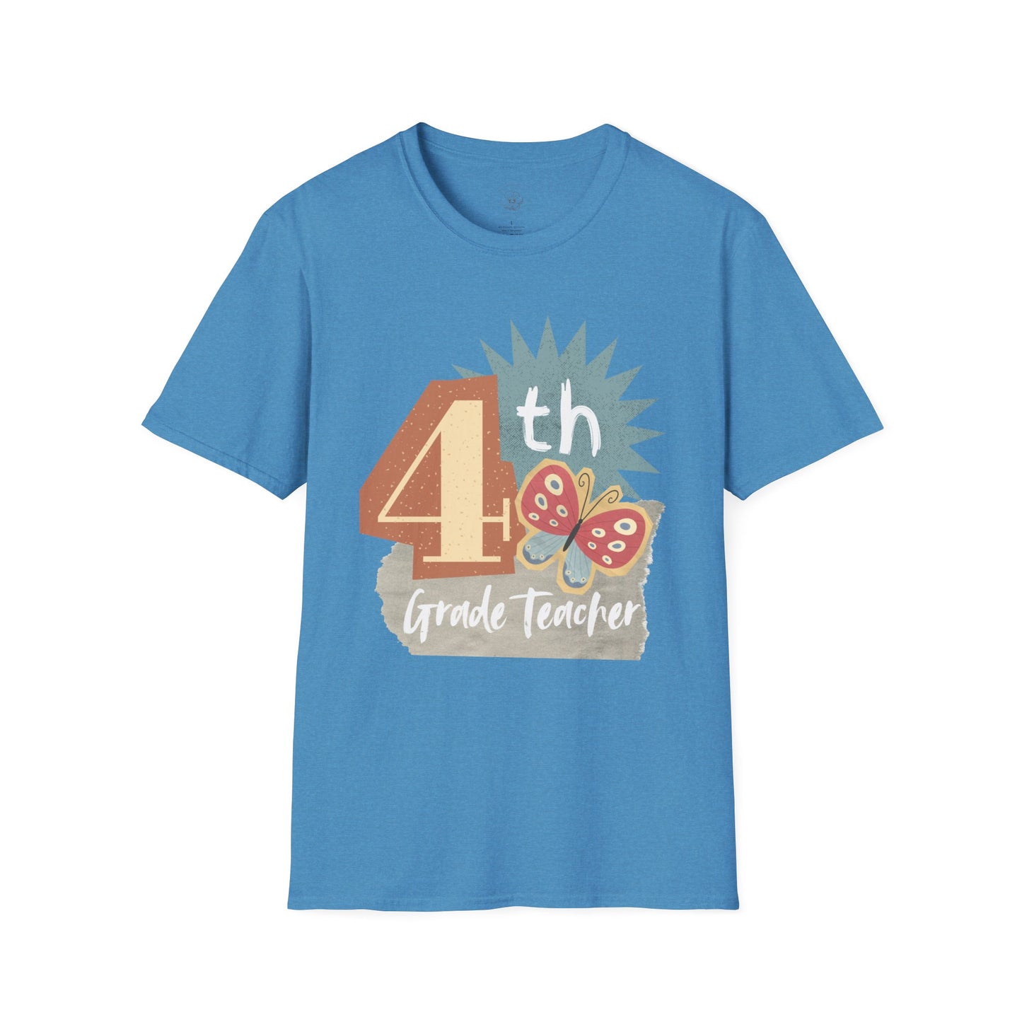 Grade Level Graphic Collage T-Shirt - 4th Grade