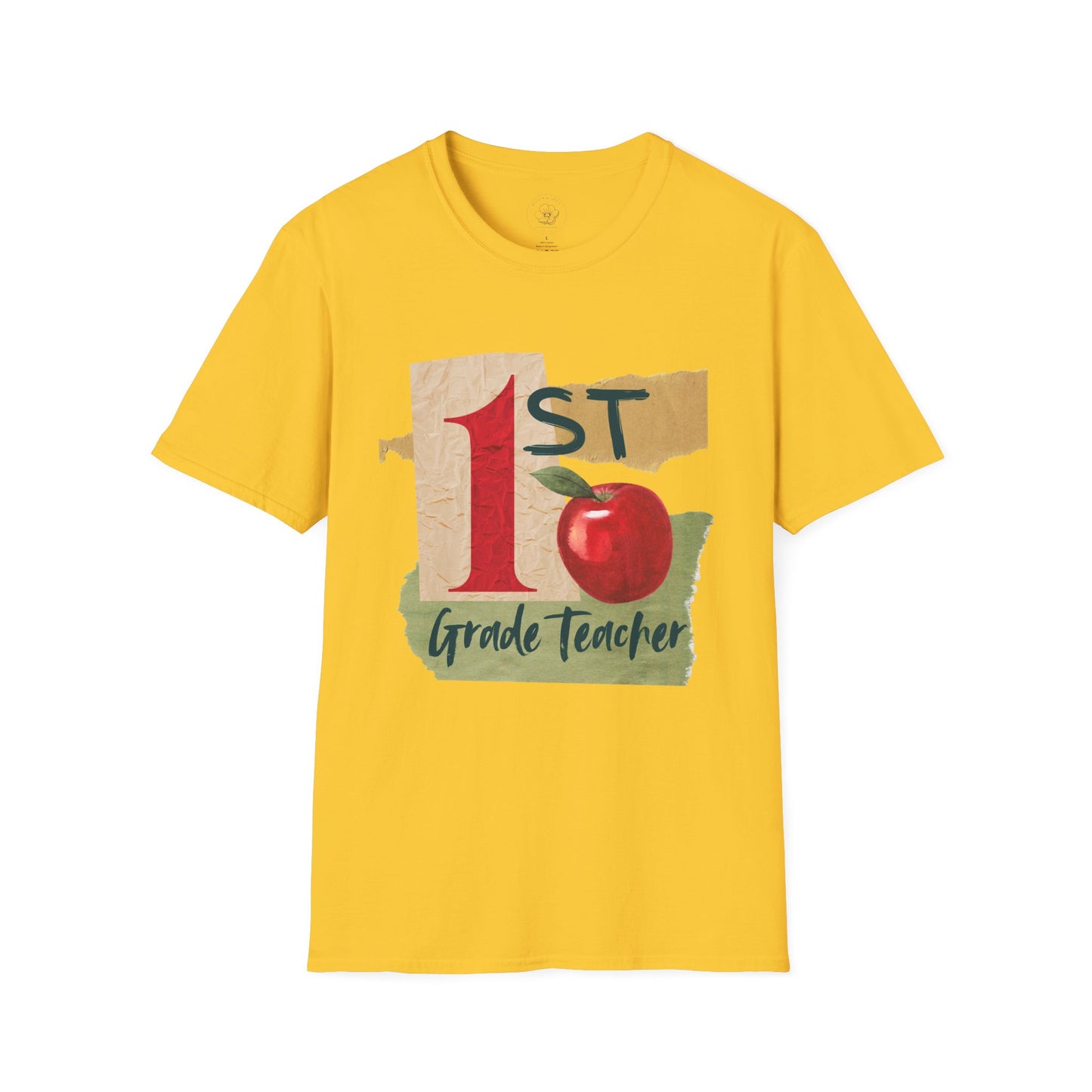 Grade Level Graphic Collage T-Shirt - 1st Grade