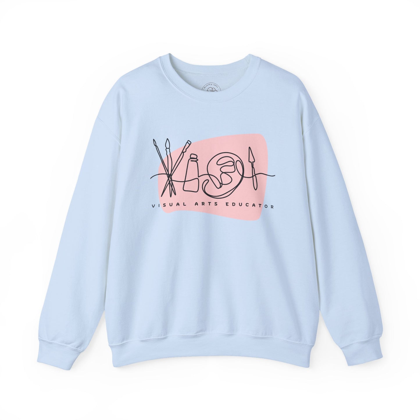 Visual Arts Teacher Crewneck Sweatshirt