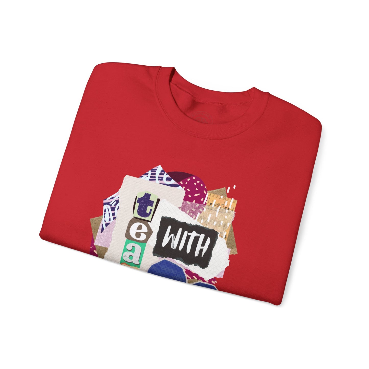 Blue Teach with Love Crewneck Sweatshirt