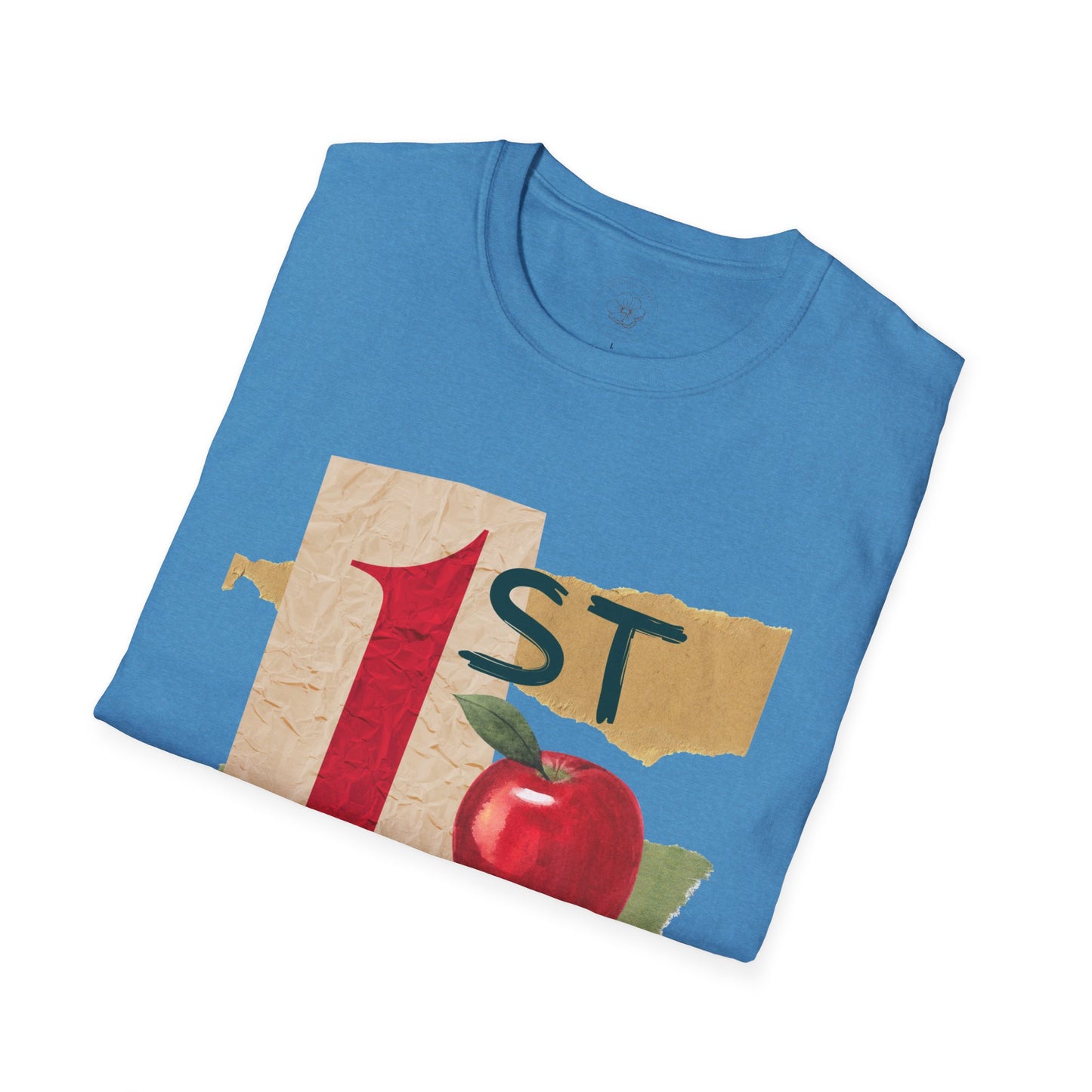 Grade Level Graphic Collage T-Shirt - 1st Grade