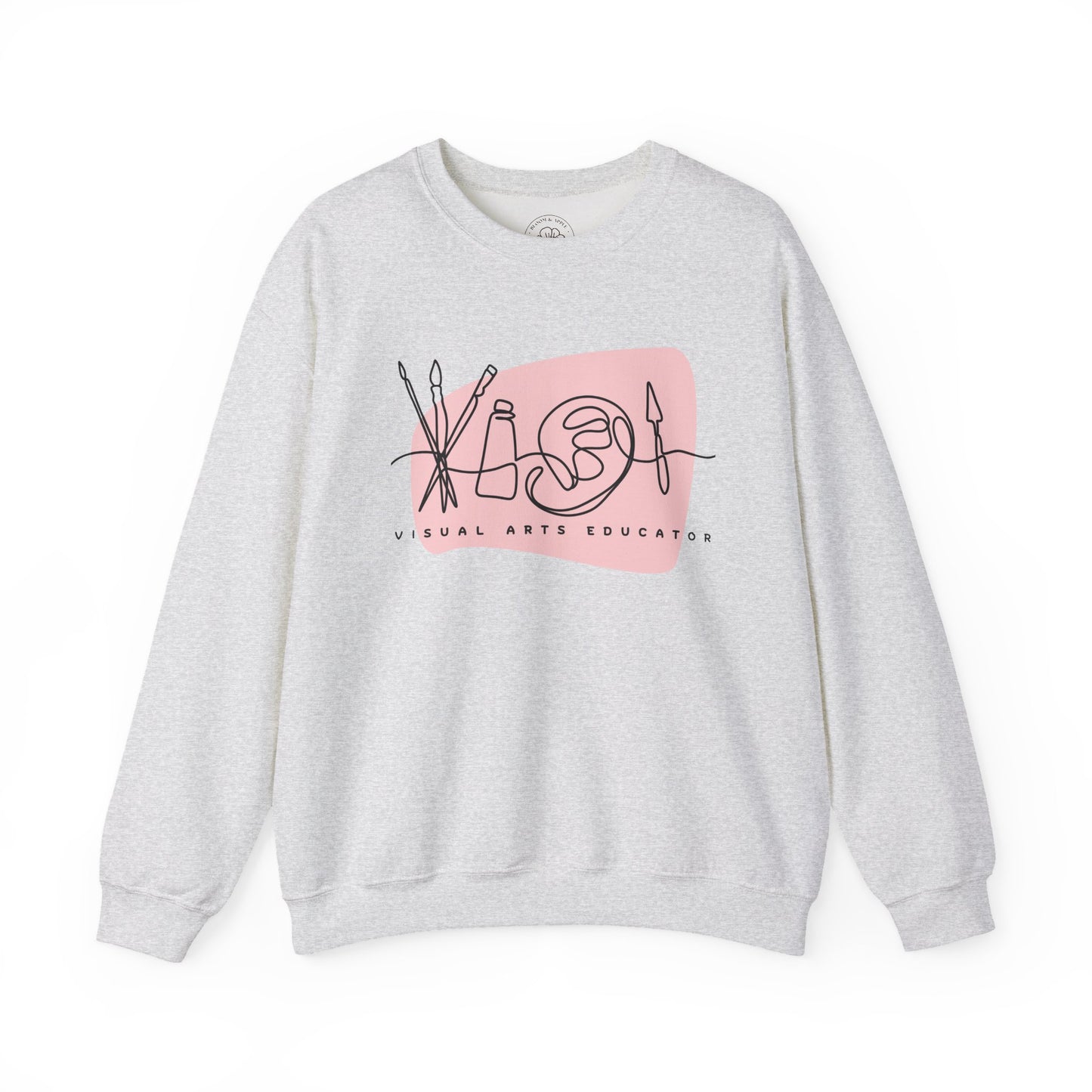 Visual Arts Teacher Crewneck Sweatshirt