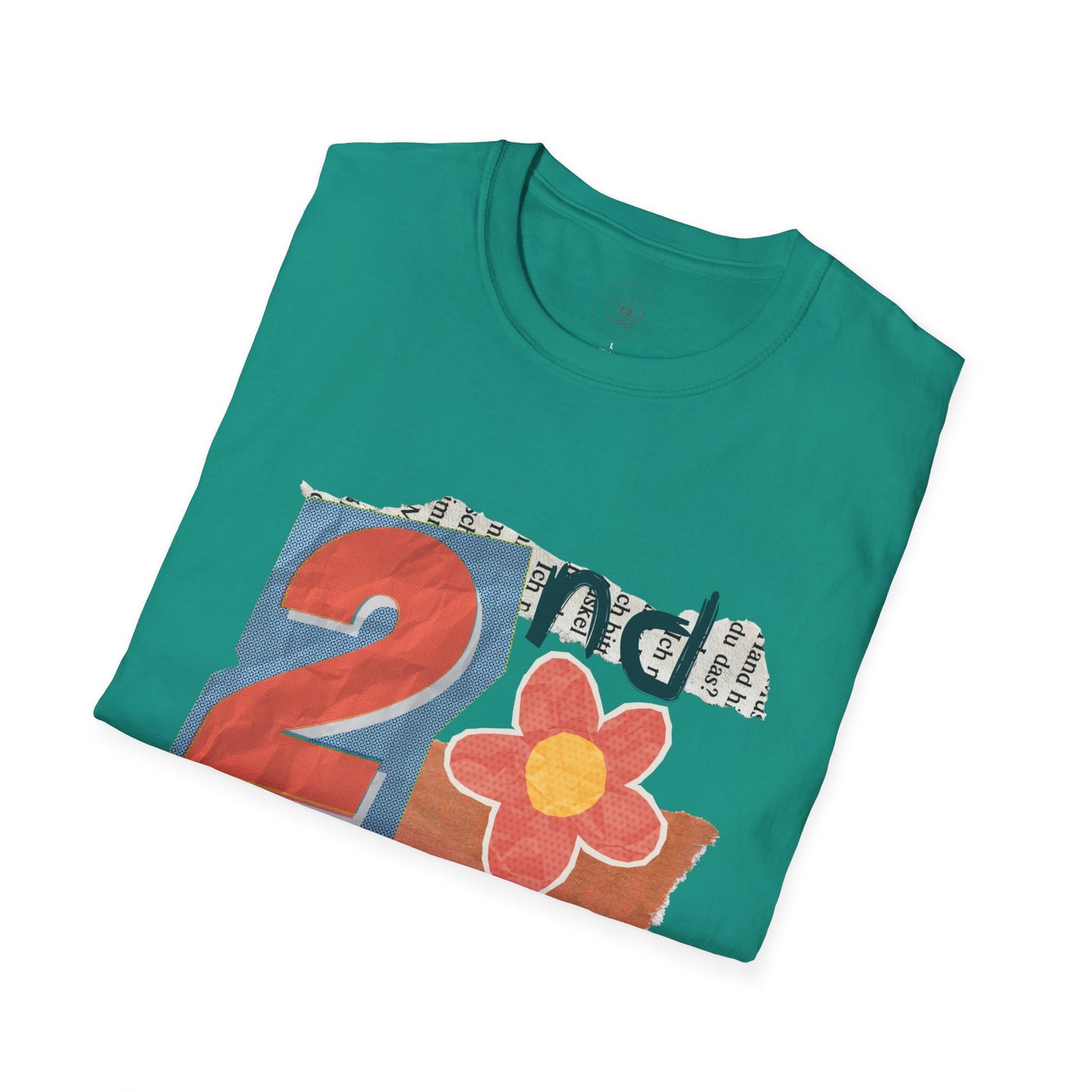 Grade Level Graphic Collage T-Shirt - 2nd Grade